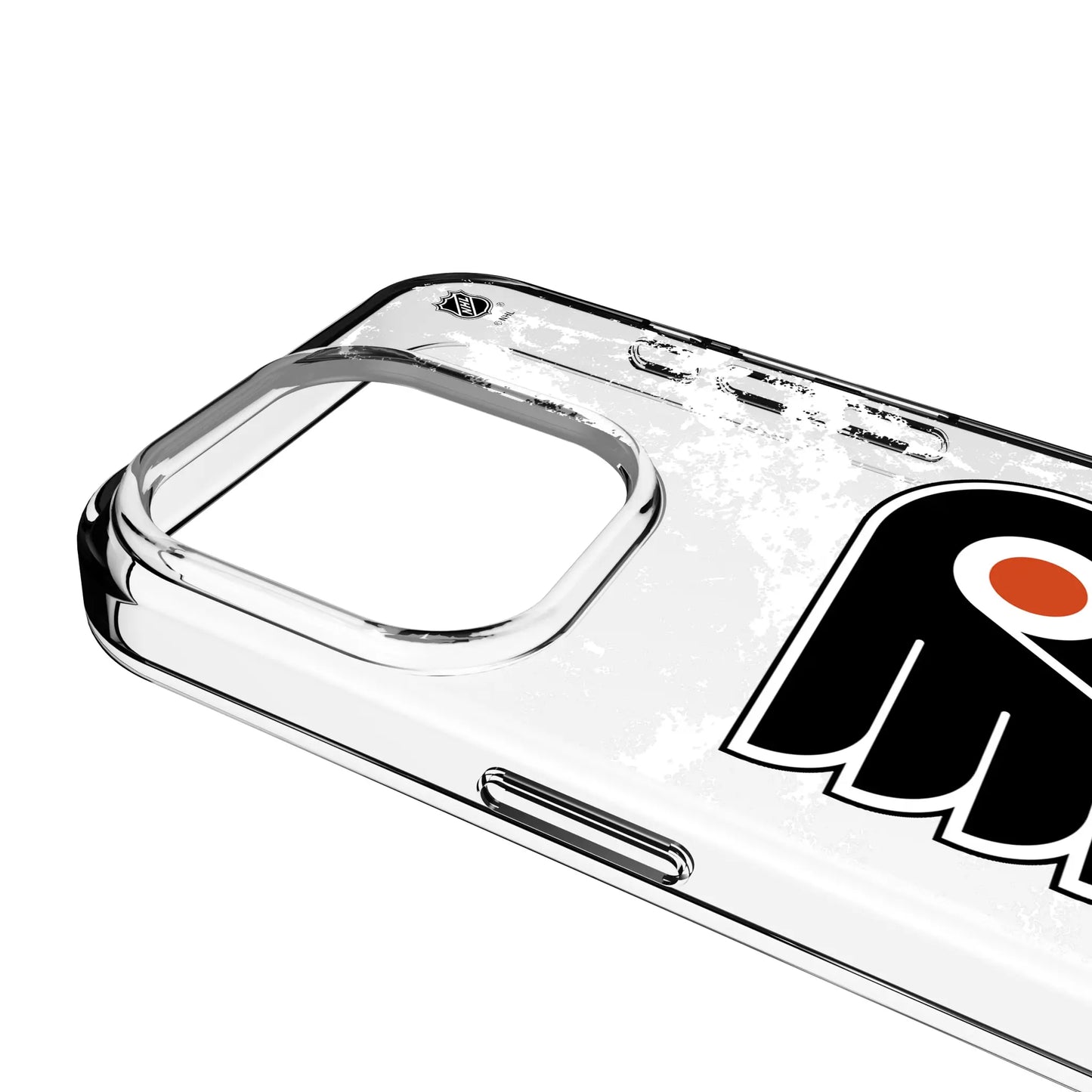 Philadelphia Flyers Ice Stripe Clear Phone Case for Apple iPhone
