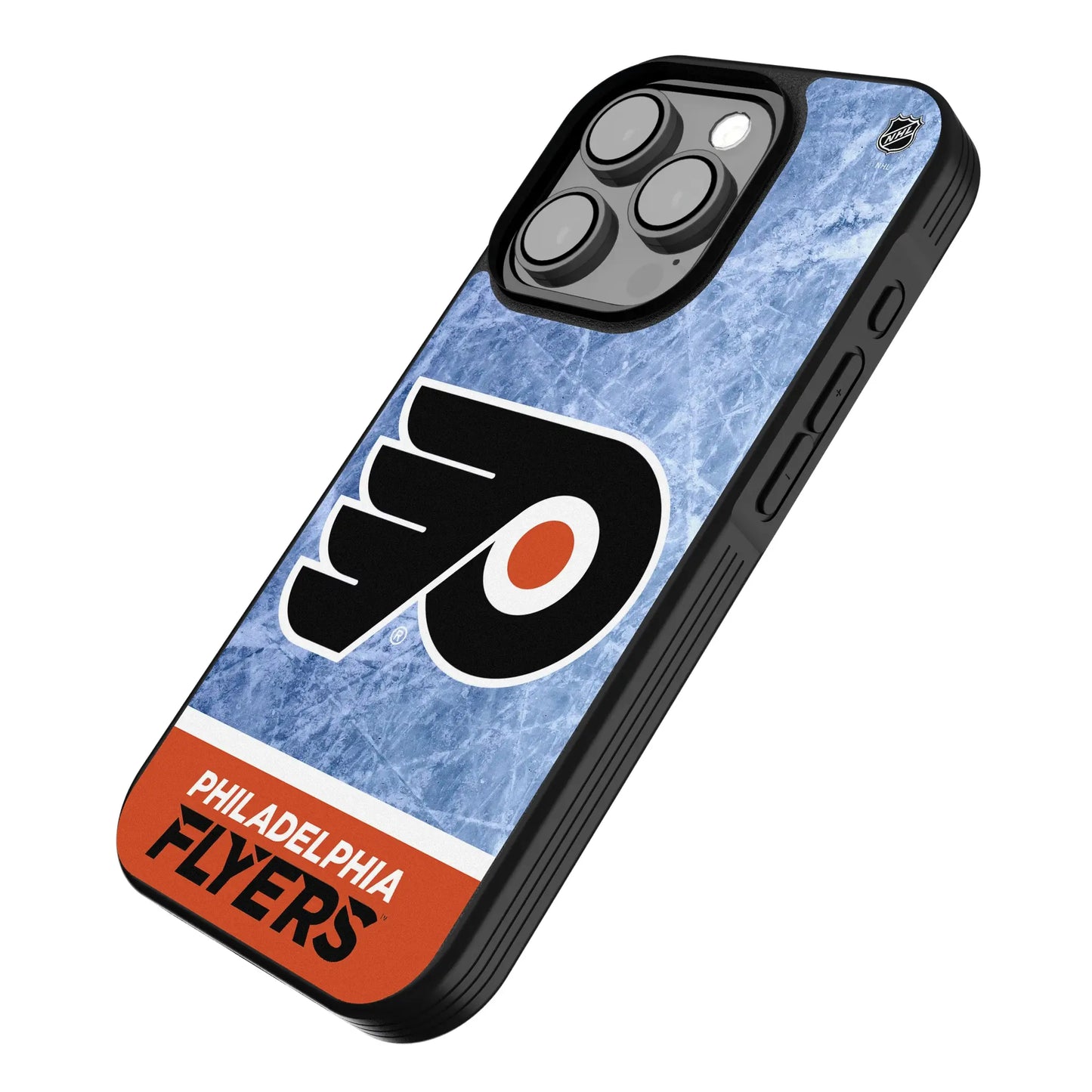 Philadelphia Flyers Ice Wordmark Bump Phone Case for Apple iPhone