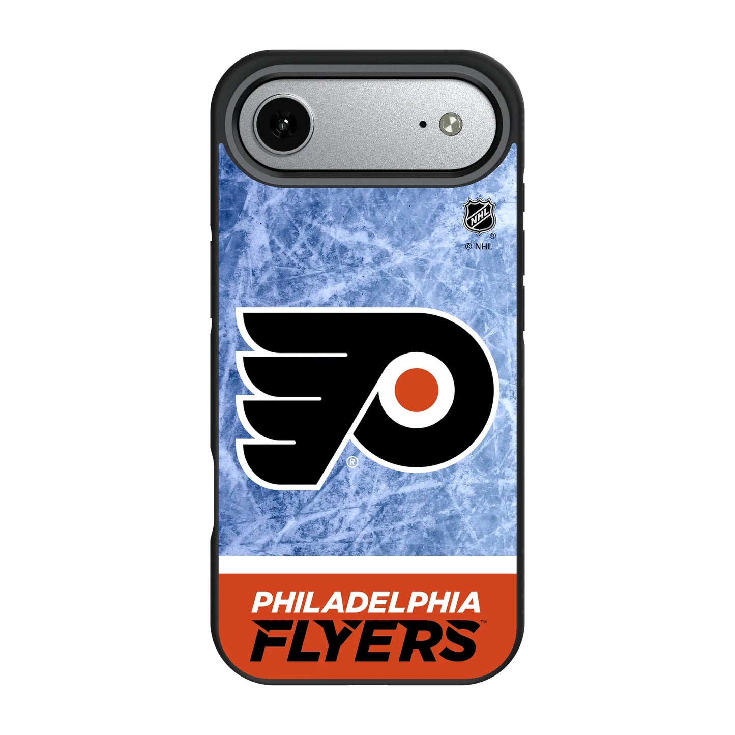 Philadelphia Flyers Ice Wordmark Bump Phone Case for Apple iPhone