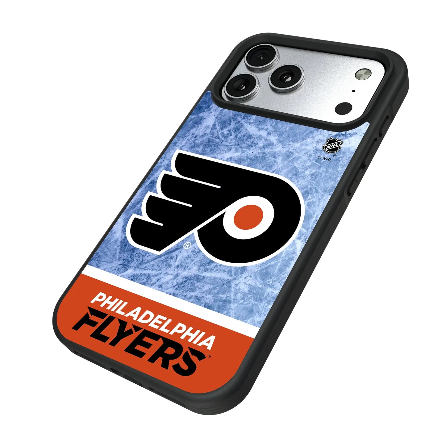 Philadelphia Flyers Ice Wordmark Bump Phone Case for Apple iPhone