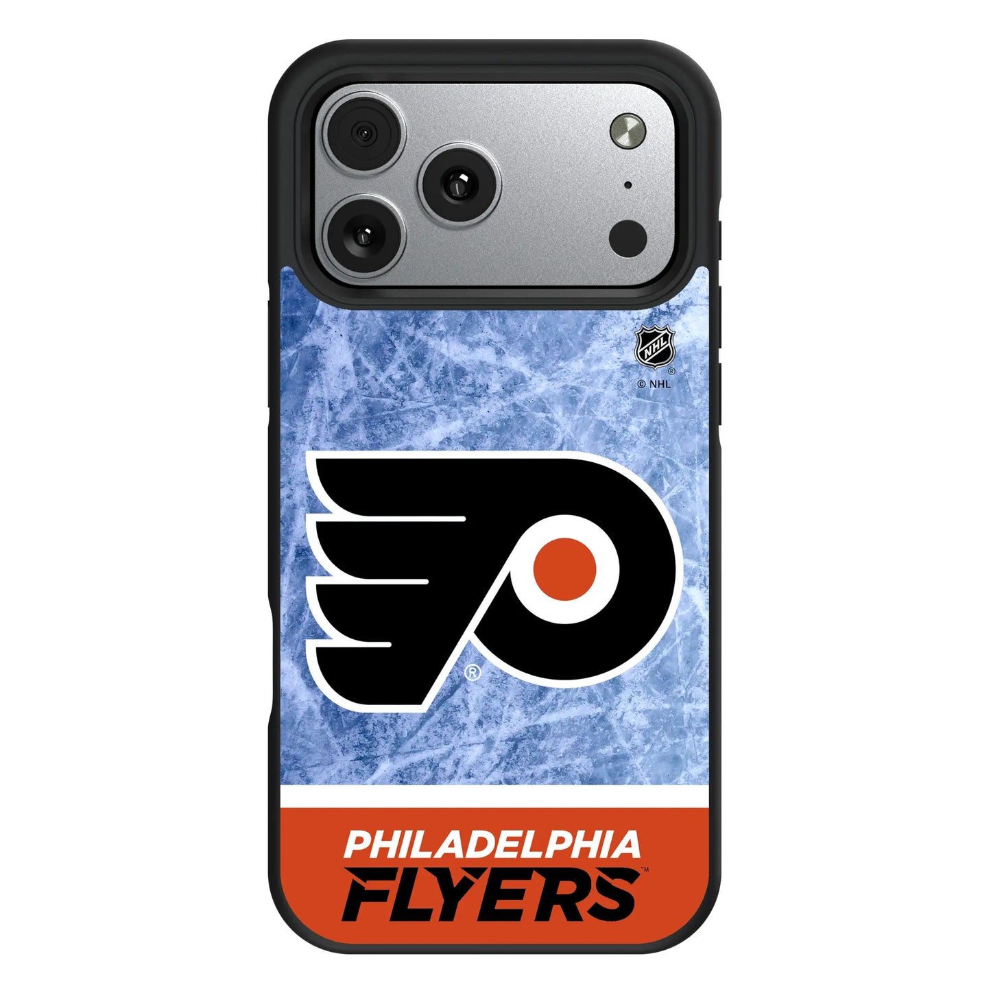 Philadelphia Flyers Ice Wordmark Bump Phone Case for Apple iPhone
