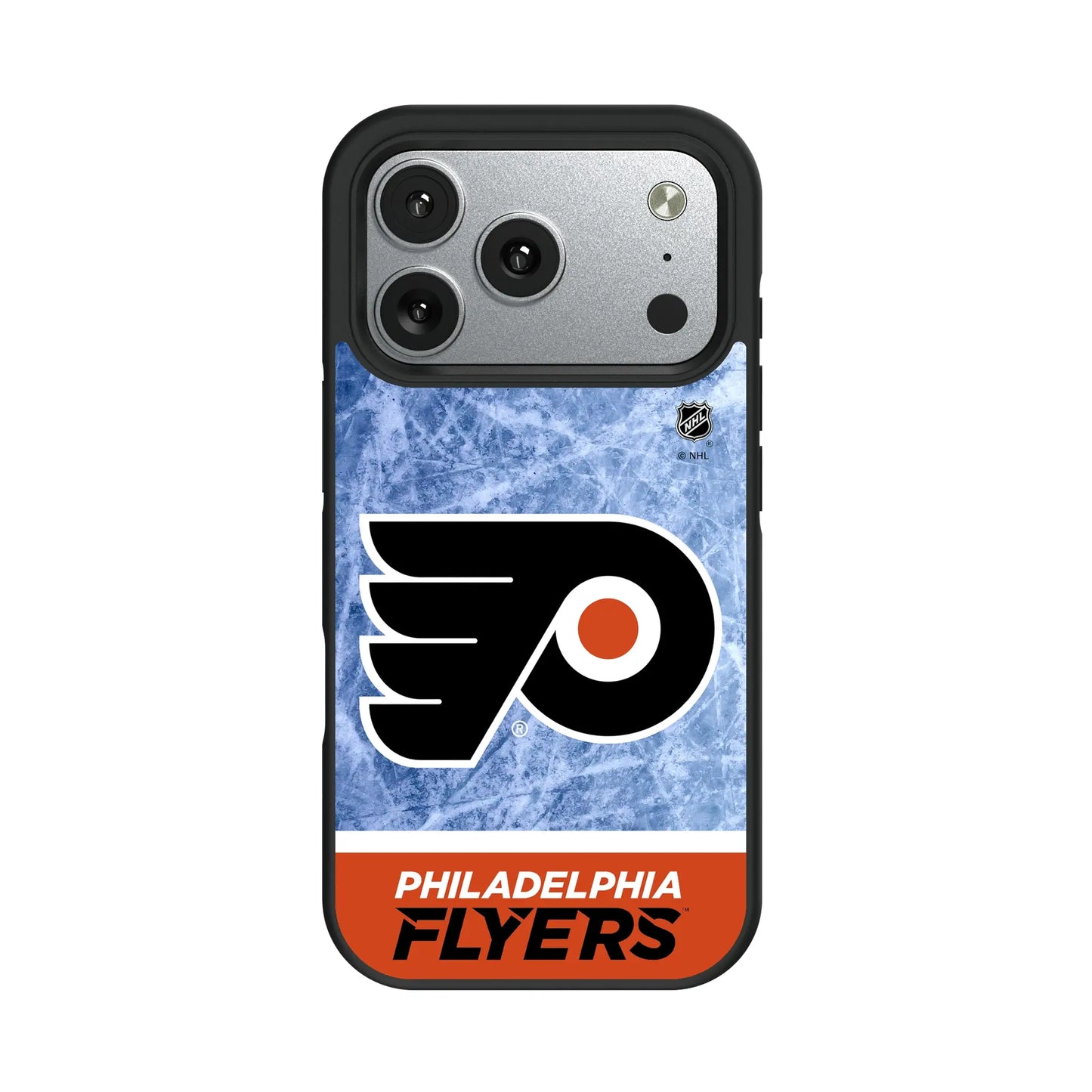 Philadelphia Flyers Ice Wordmark Bump Phone Case for Apple iPhone