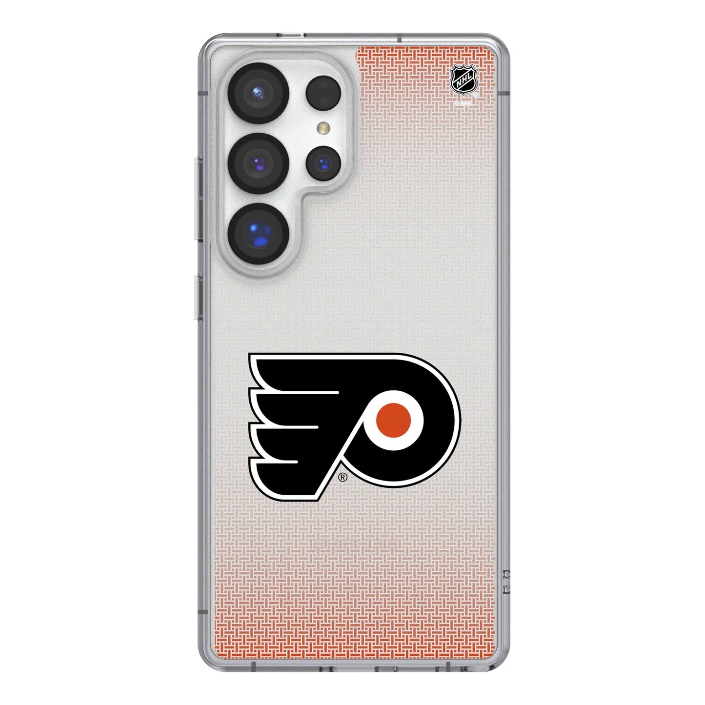 Philadelphia Flyers Linen Clear Phone Case for Samsung Galaxy