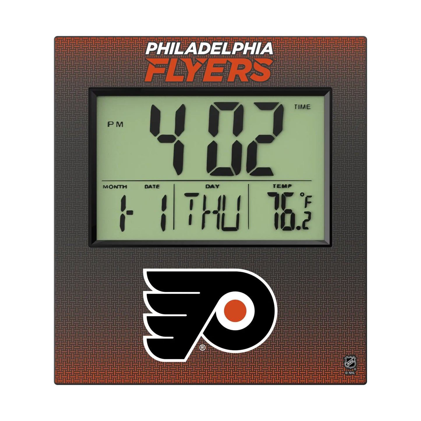 Philadelphia Flyers Linen Wall Clock