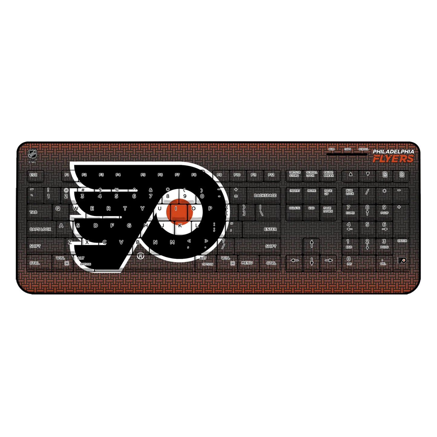 Philadelphia Flyers Linen Wireless USB Keyboard