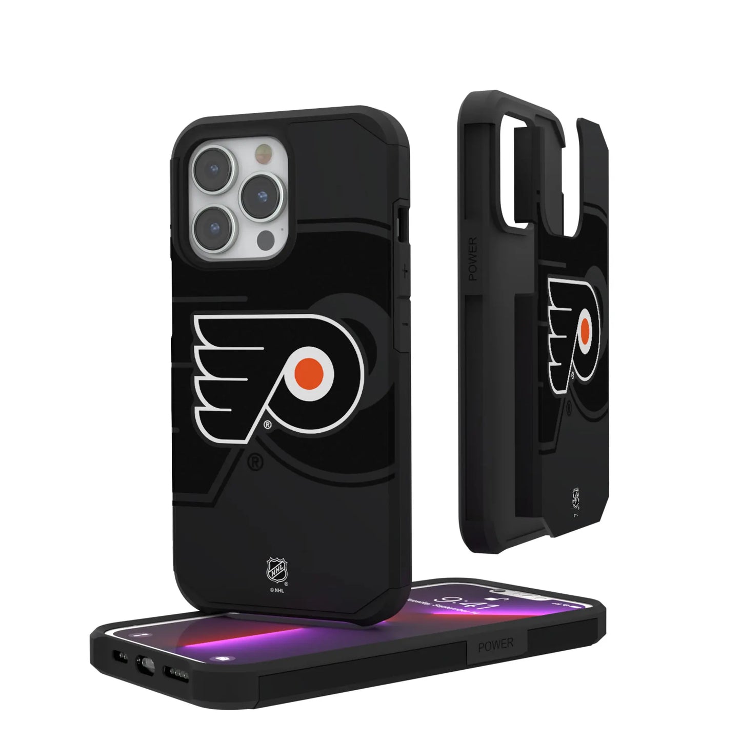 Philadelphia Flyers Monocolor Tilt Rugged Phone Case for Apple iPhone
