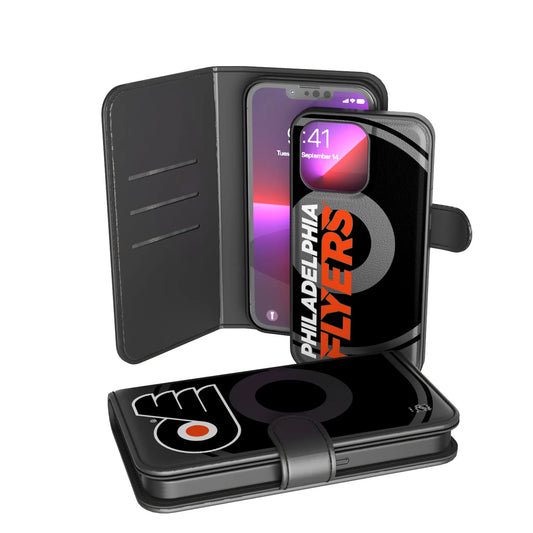 Philadelphia Flyers Monocolor Tilt Wallet Phone Case for Apple iPhone