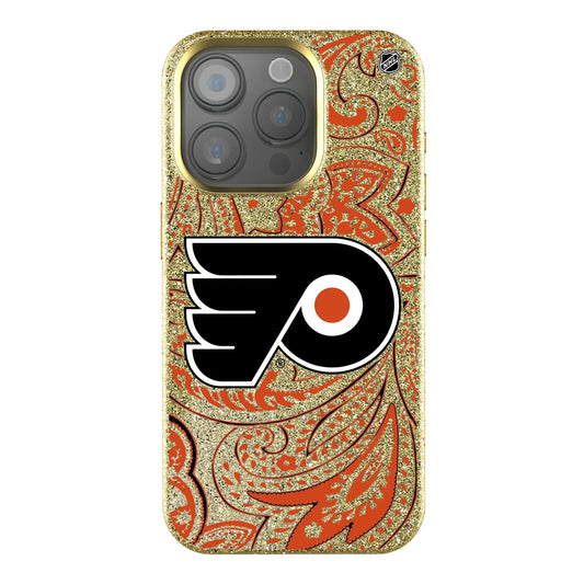 Philadelphia Flyers Paisley Bling Phone Case for Apple iPhone