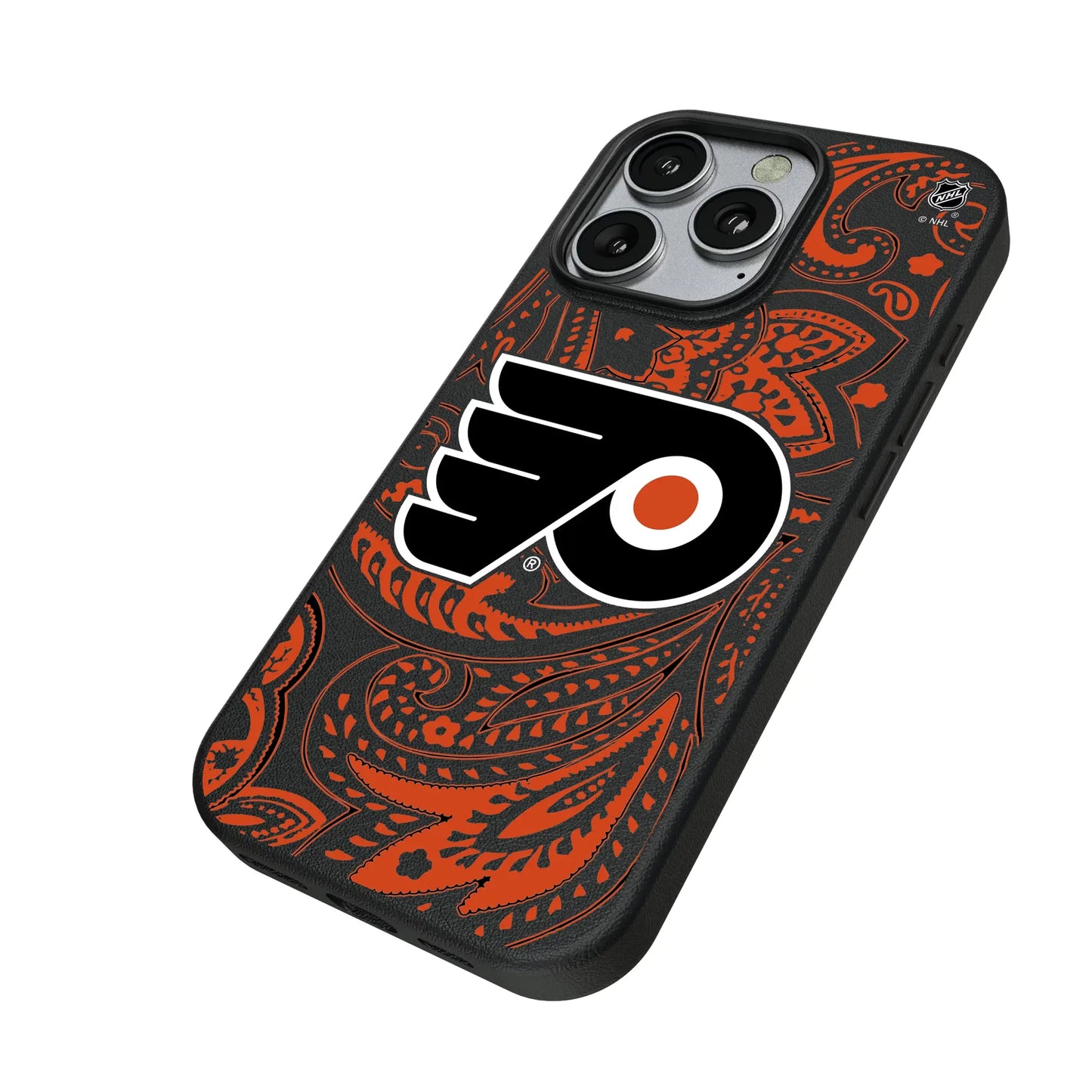 Philadelphia Flyers Paisley MagSafe Compatible Phone Case for Apple iPhone