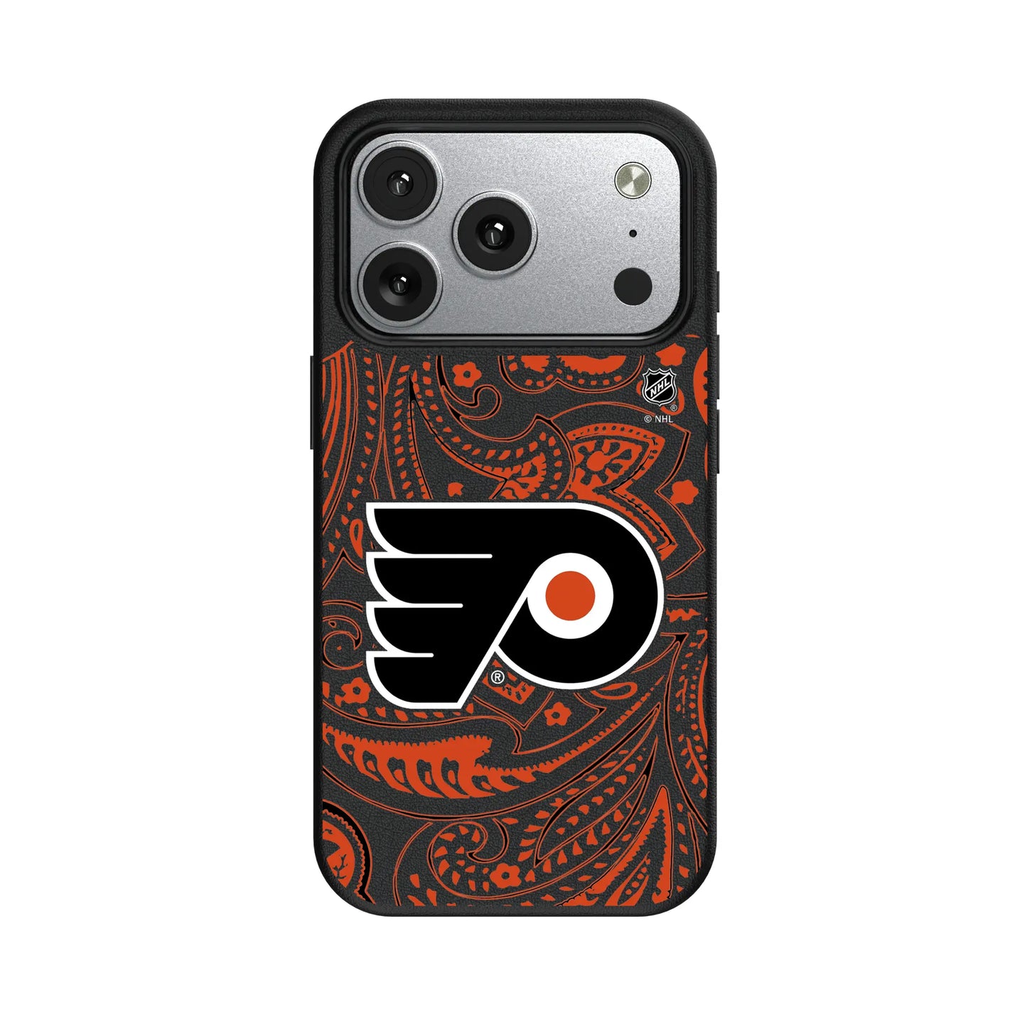 Philadelphia Flyers Paisley MagSafe Compatible Phone Case for Apple iPhone