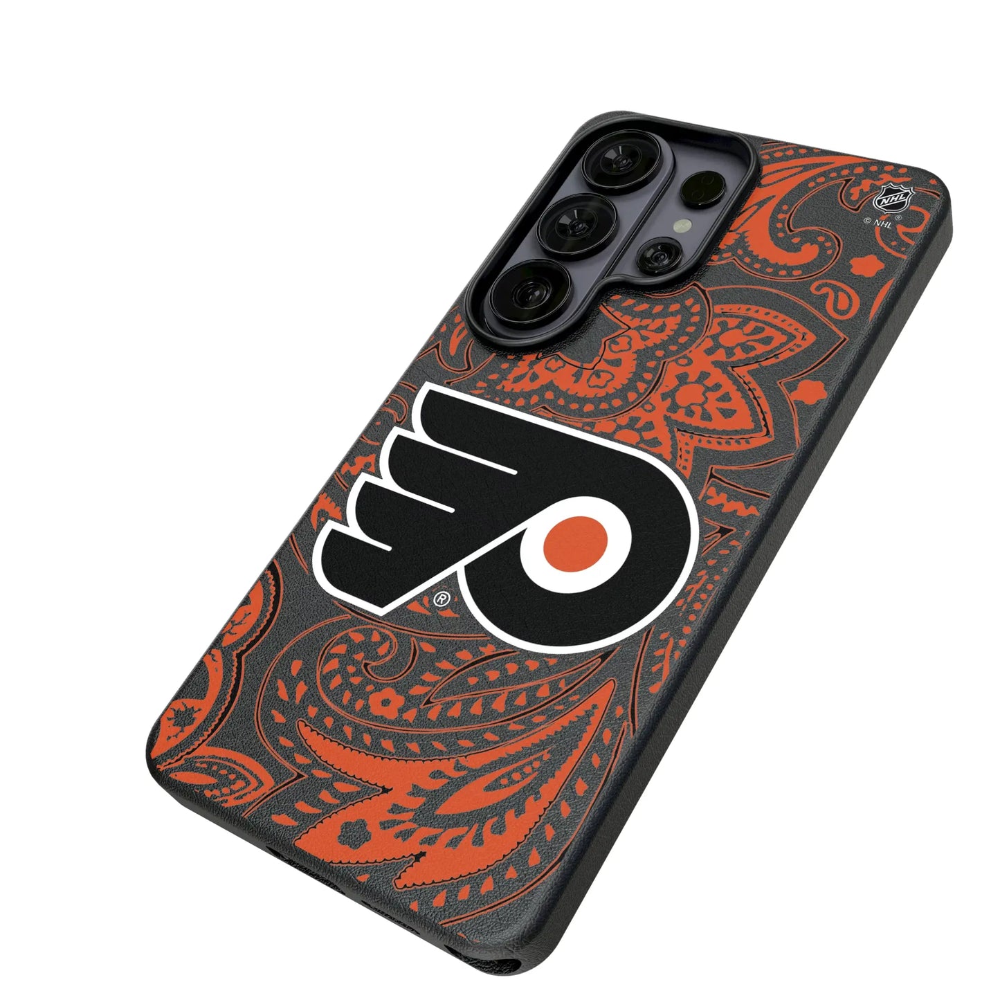 Philadelphia Flyers Paisley MagSafe Compatible Phone Case for Samsung Galaxy