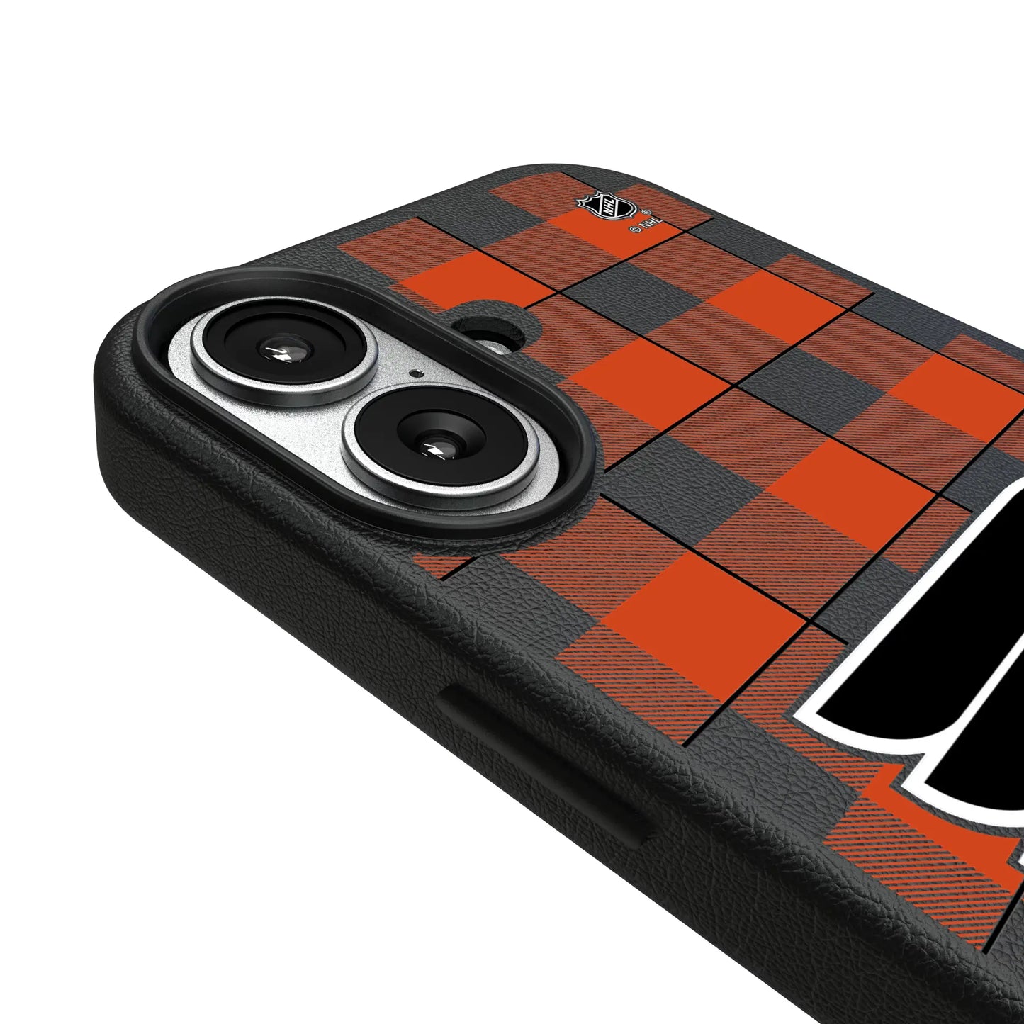 Philadelphia Flyers Plaid MagSafe Compatible Phone Case for Apple iPhone