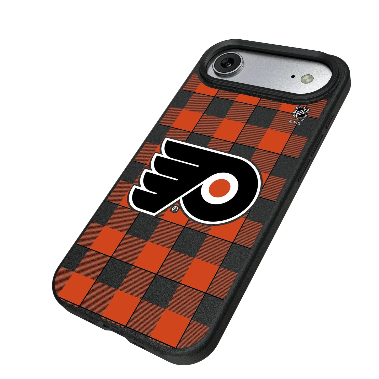 Philadelphia Flyers Plaid MagSafe Compatible Phone Case for Apple iPhone