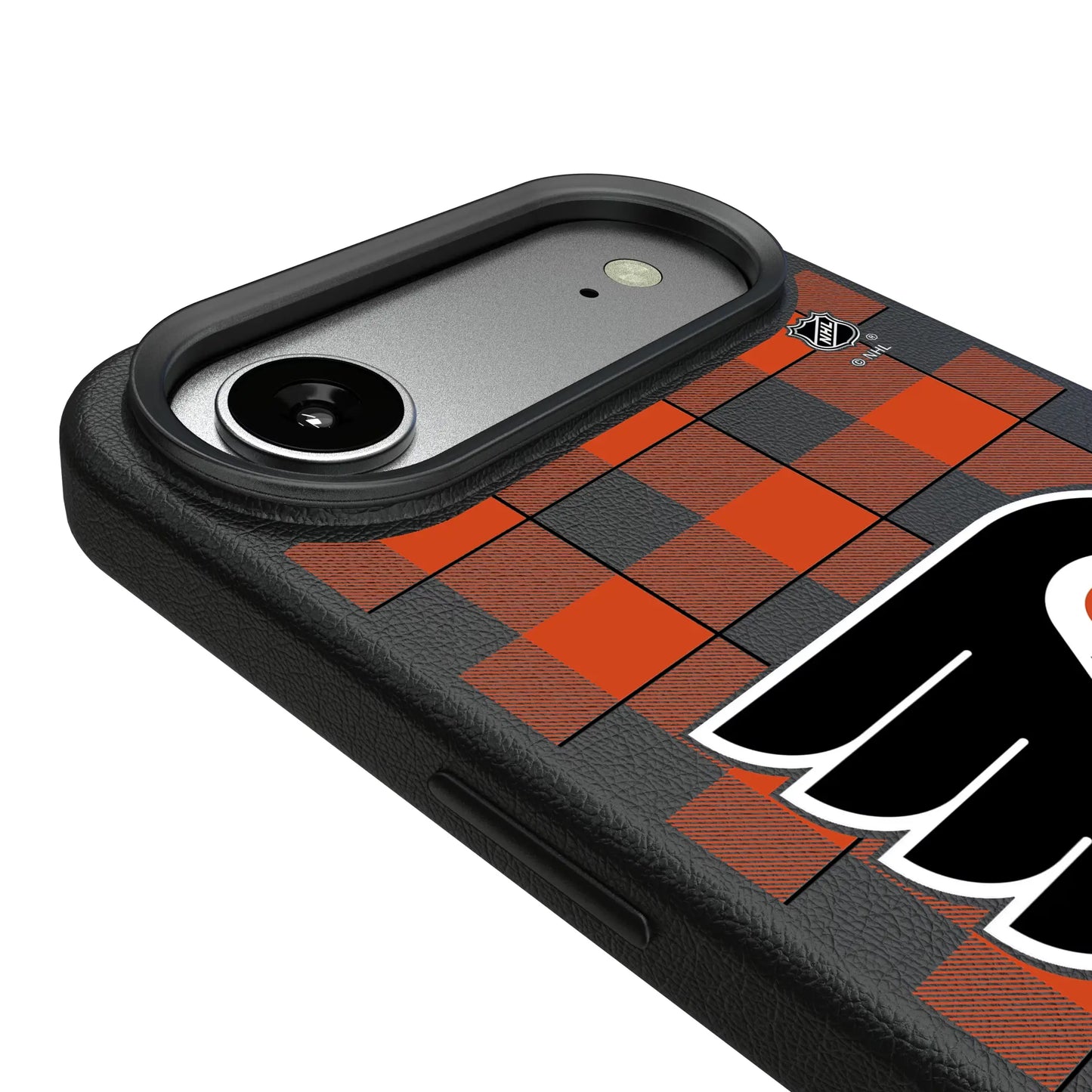 Philadelphia Flyers Plaid MagSafe Compatible Phone Case for Apple iPhone
