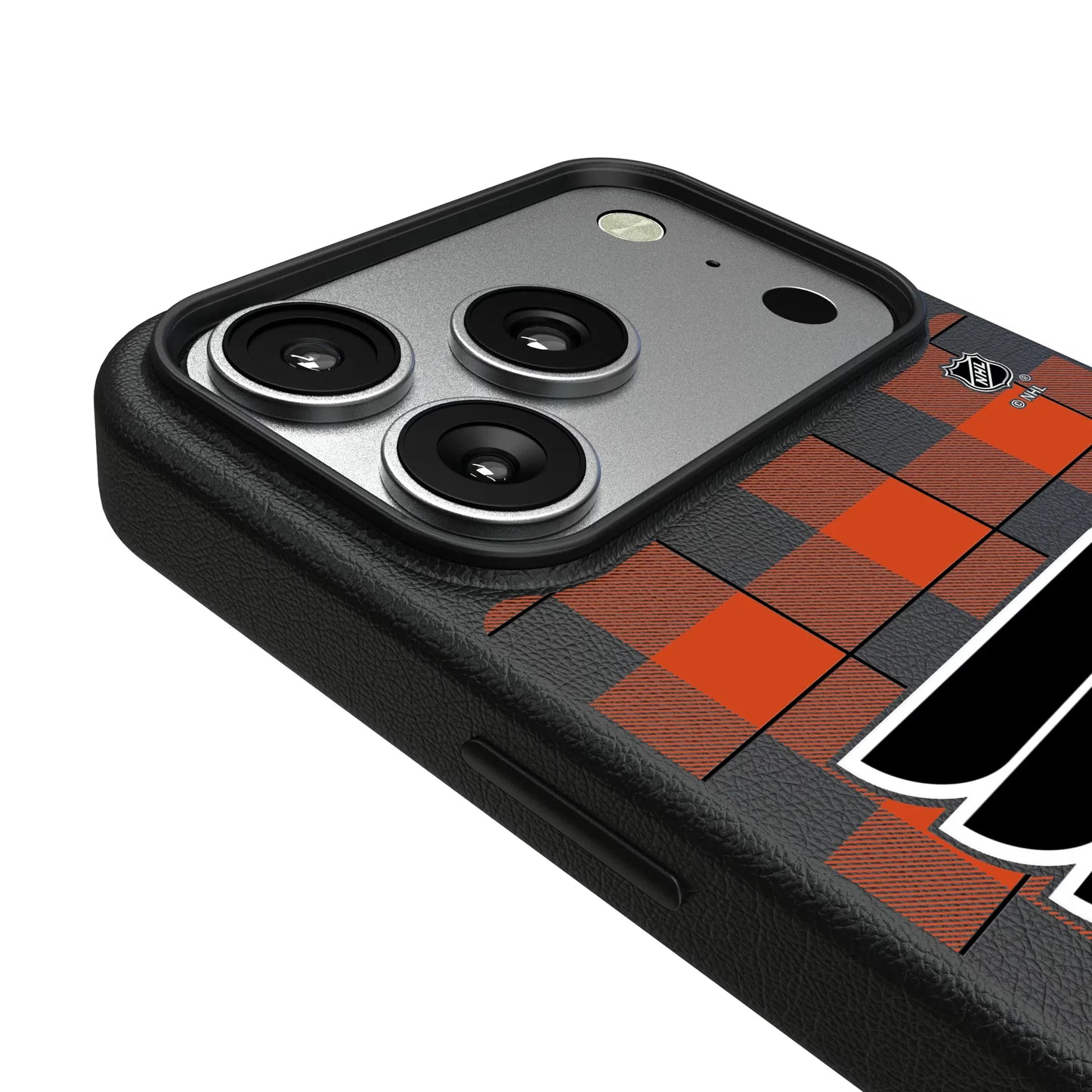 Philadelphia Flyers Plaid MagSafe Compatible Phone Case for Apple iPhone