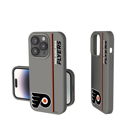 Philadelphia Flyers Sidebar Soft Touch Phone Case for Apple iPhone
