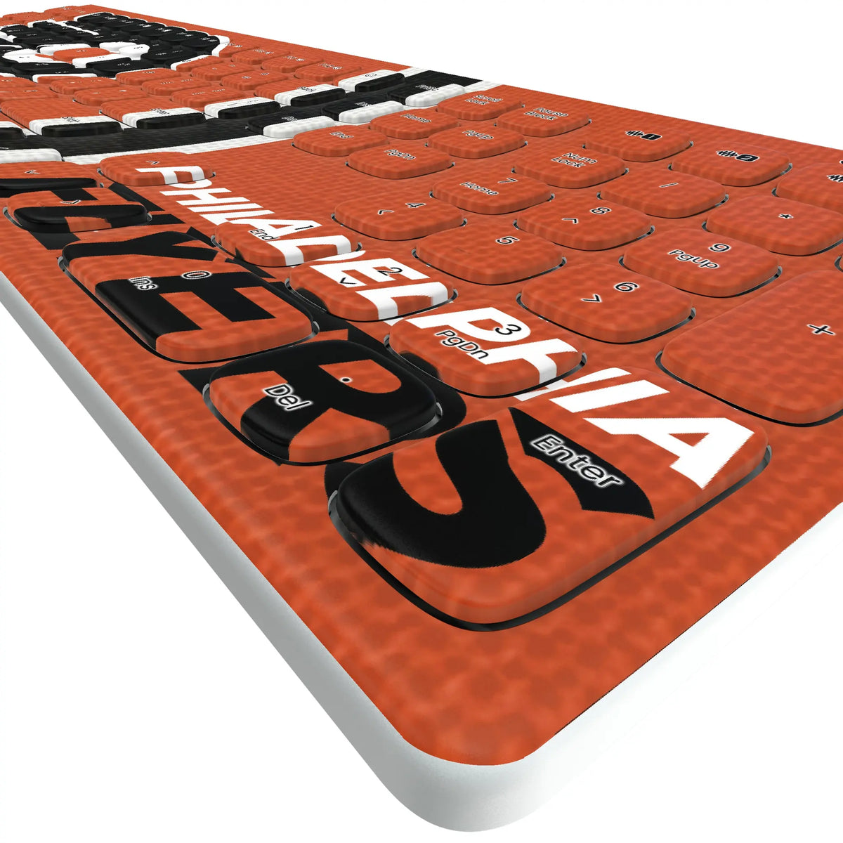 Philadelphia Flyers Stripe Curved Wireless Keyboard