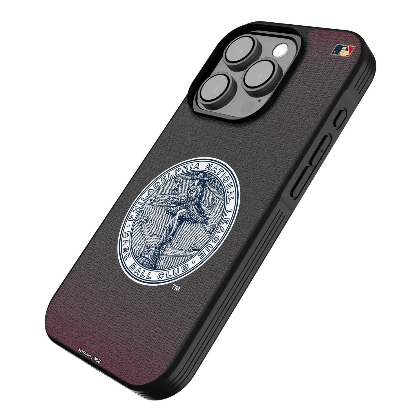 Philadelphia Phillies 1915-1943 - Cooperstown Collection Linen Bump Phone Case for Apple iPhone