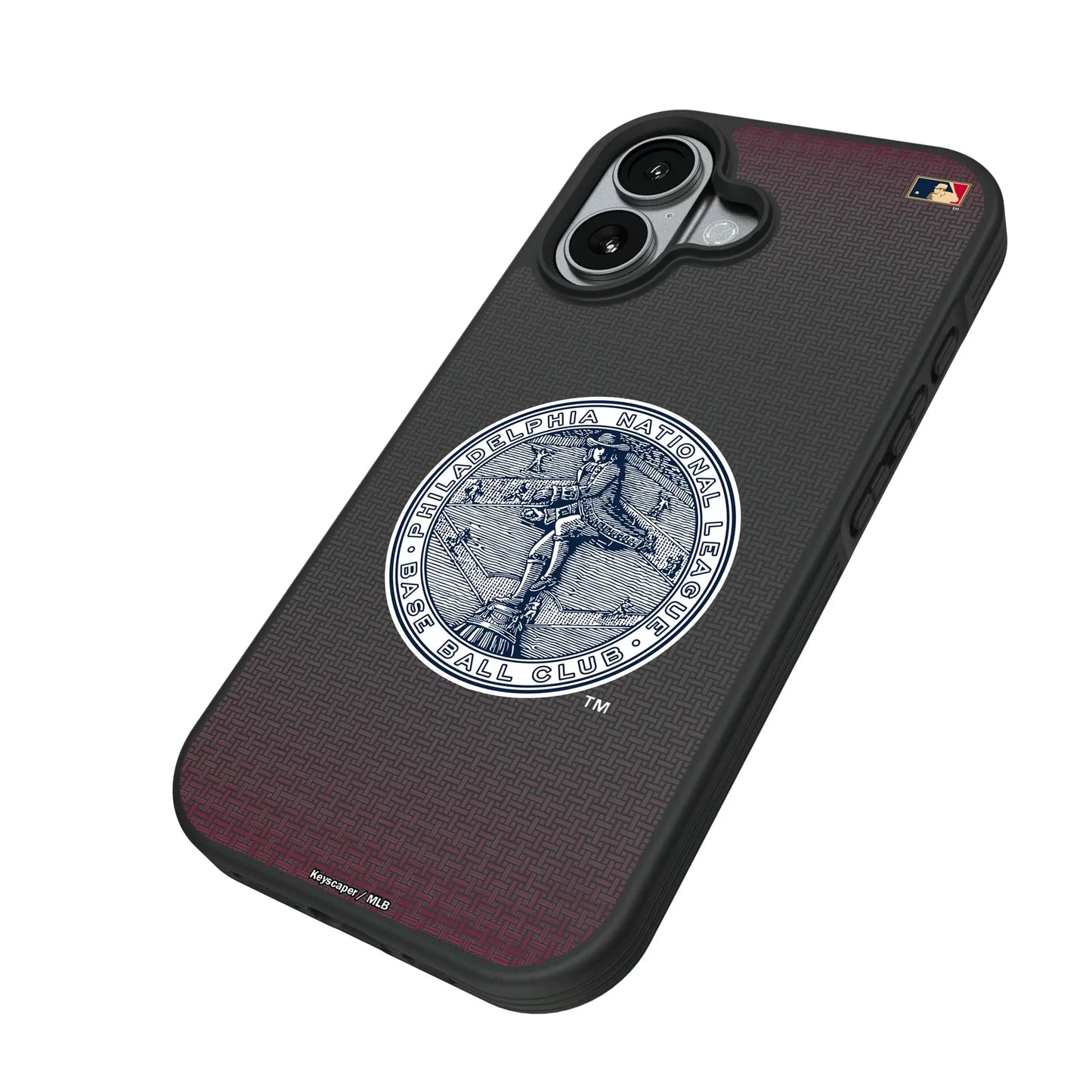 Philadelphia Phillies 1915-1943 - Cooperstown Collection Linen Bump Phone Case for Apple iPhone