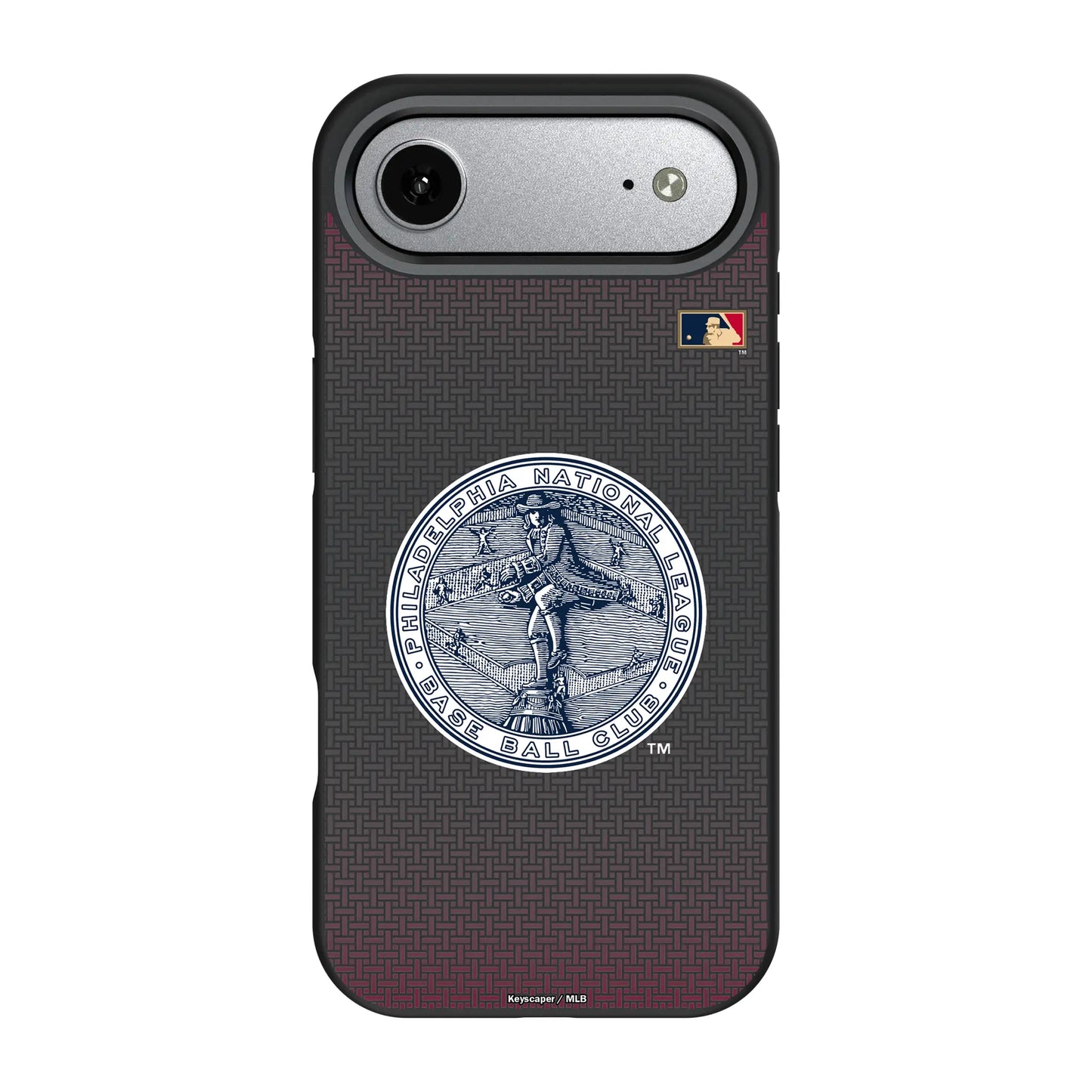 Philadelphia Phillies 1915-1943 - Cooperstown Collection Linen Bump Phone Case for Apple iPhone