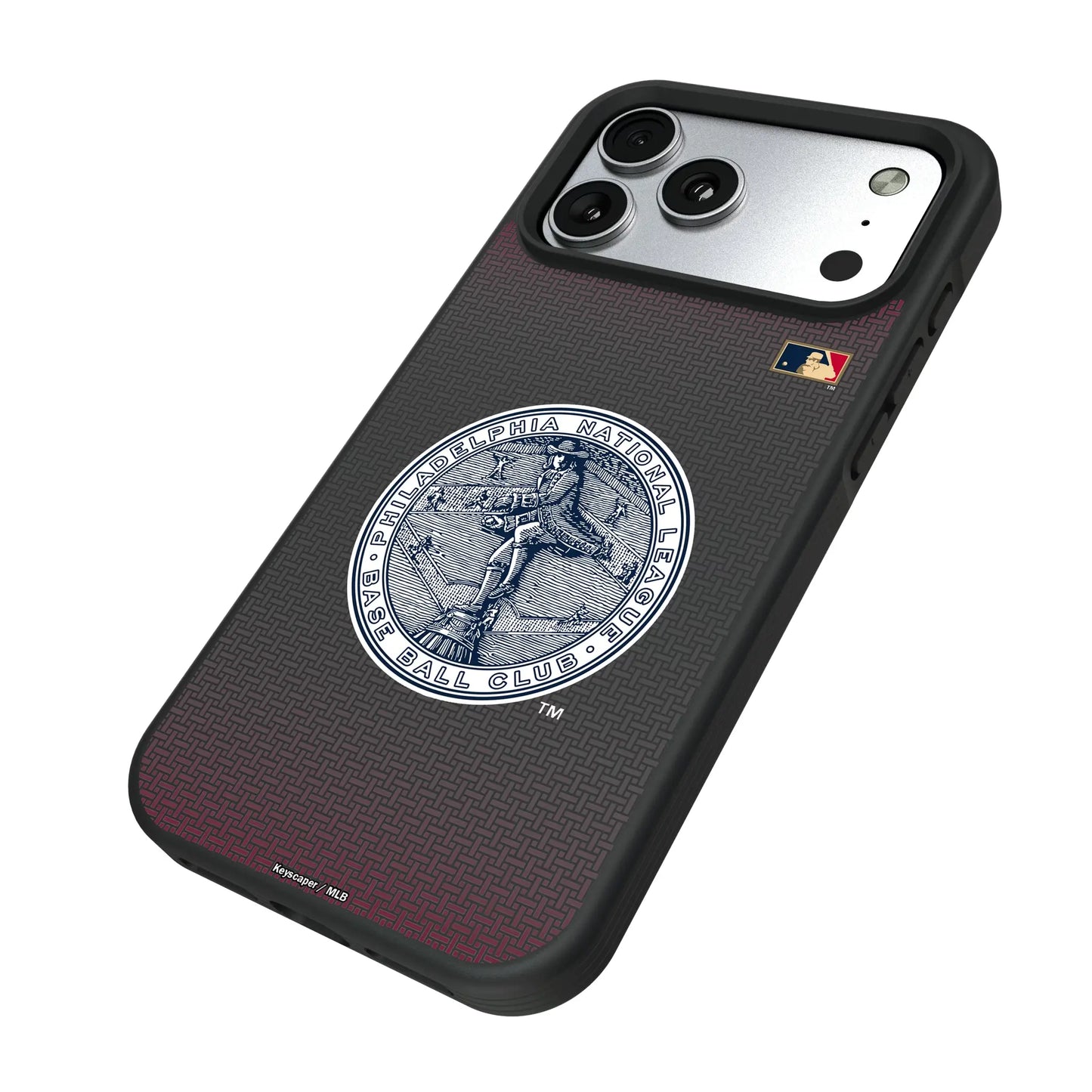 Philadelphia Phillies 1915-1943 - Cooperstown Collection Linen Bump Phone Case for Apple iPhone