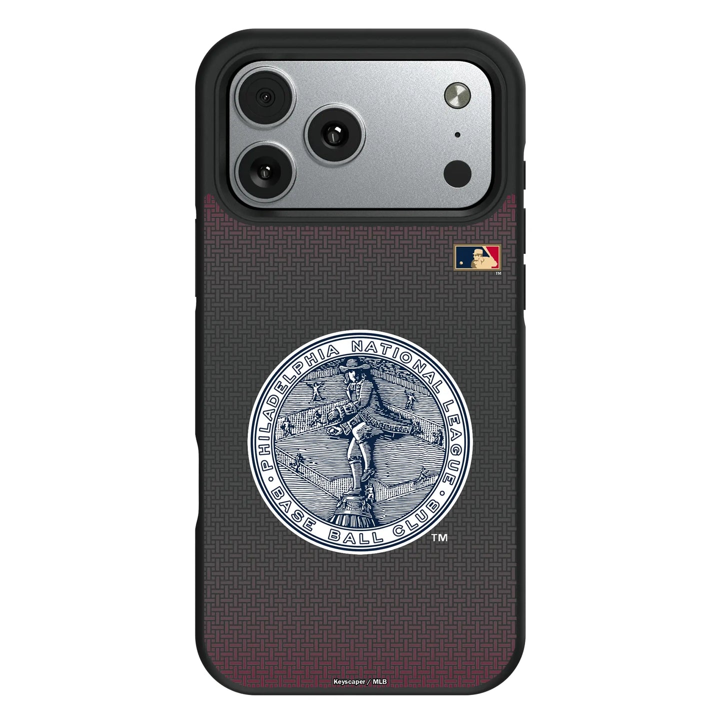 Philadelphia Phillies 1915-1943 - Cooperstown Collection Linen Bump Phone Case for Apple iPhone