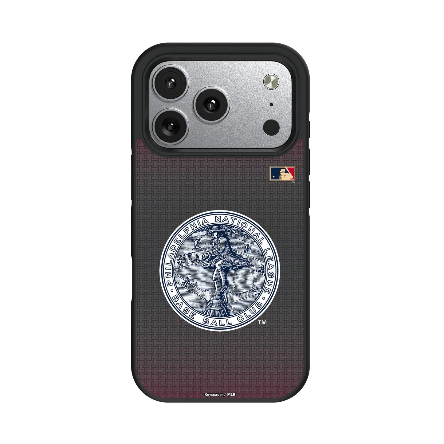 Philadelphia Phillies 1915-1943 - Cooperstown Collection Linen Bump Phone Case for Apple iPhone