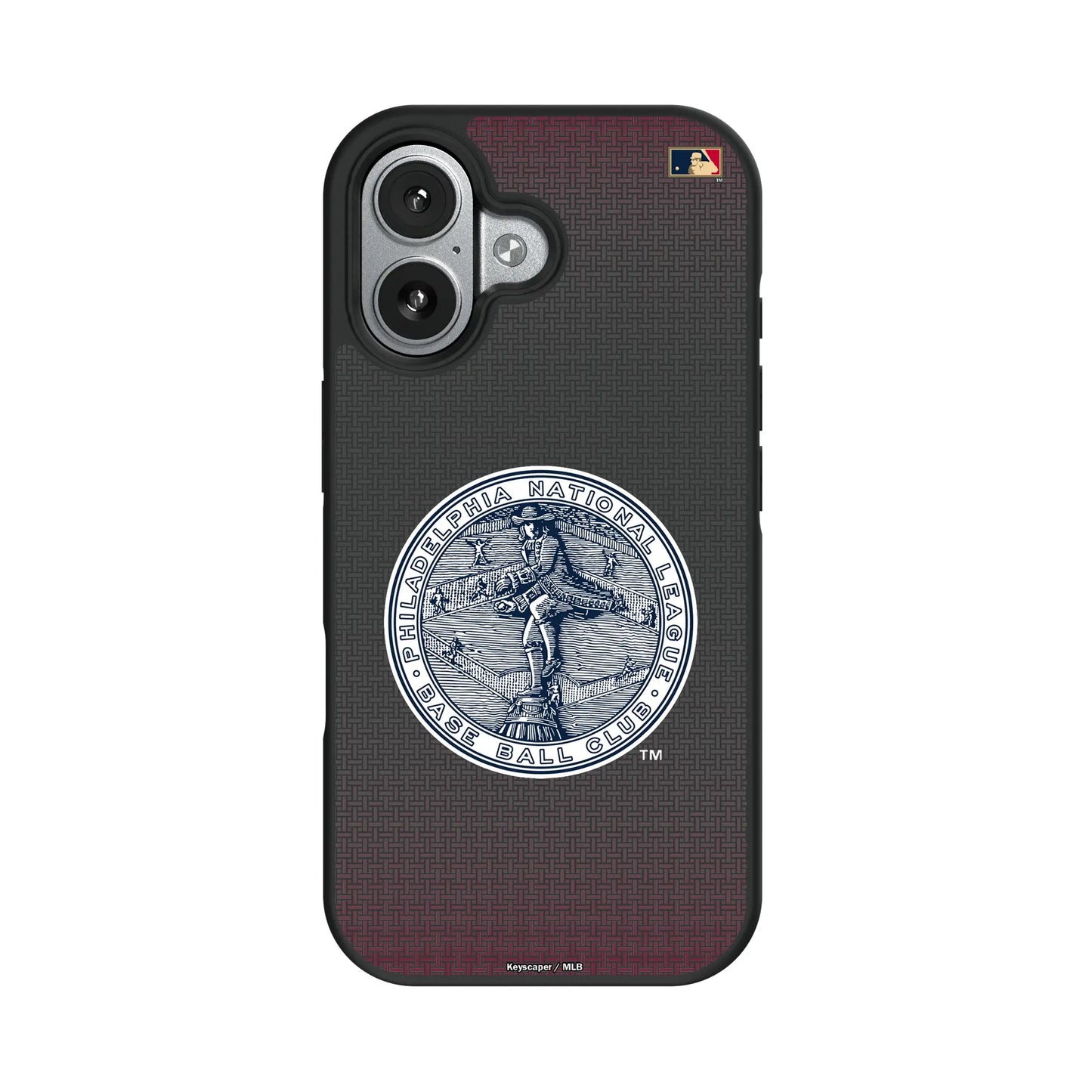 Philadelphia Phillies 1915-1943 - Cooperstown Collection Linen Bump Phone Case for Apple iPhone