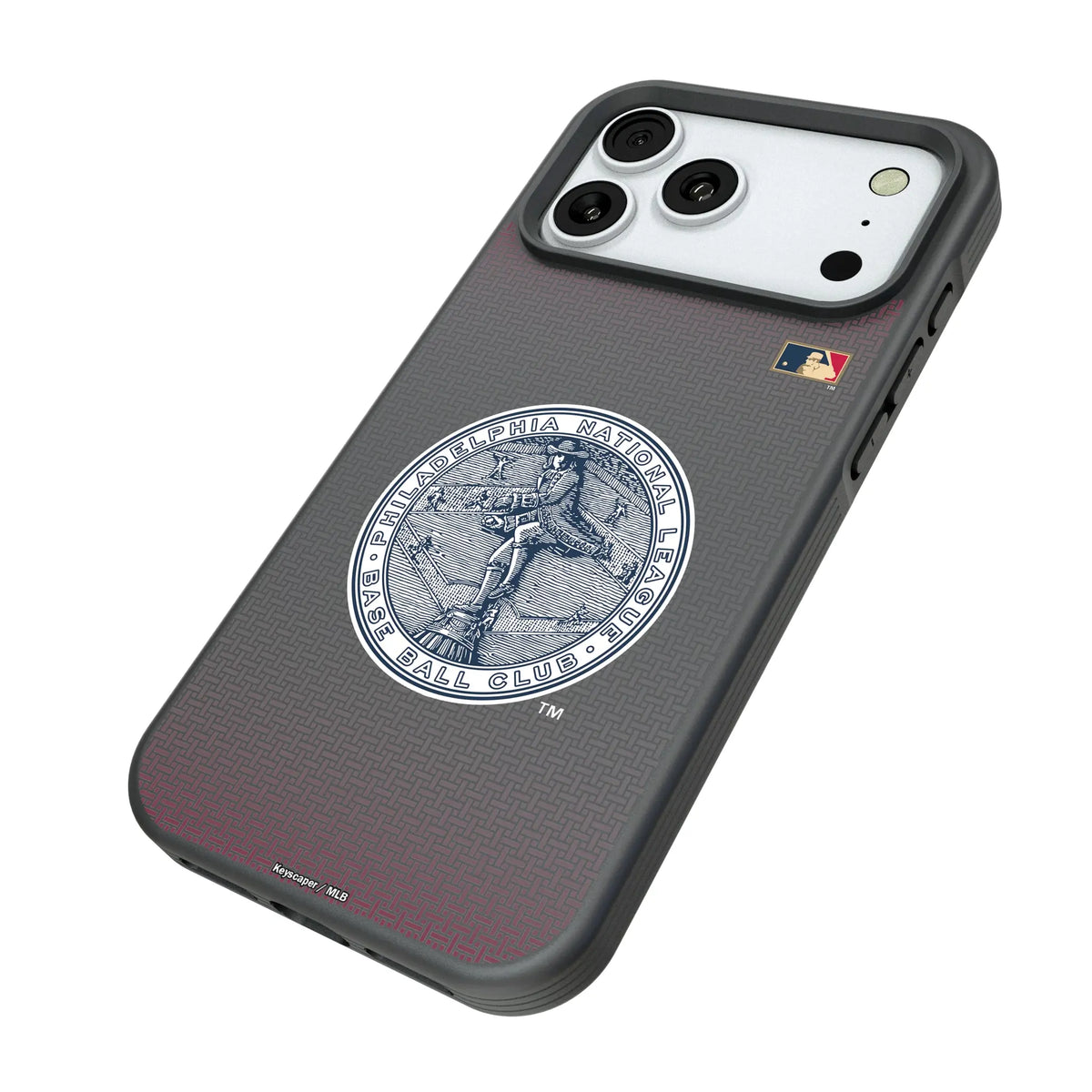 Philadelphia Phillies 1915-1943 - Cooperstown Collection Linen Bump Phone Case for Apple iPhone