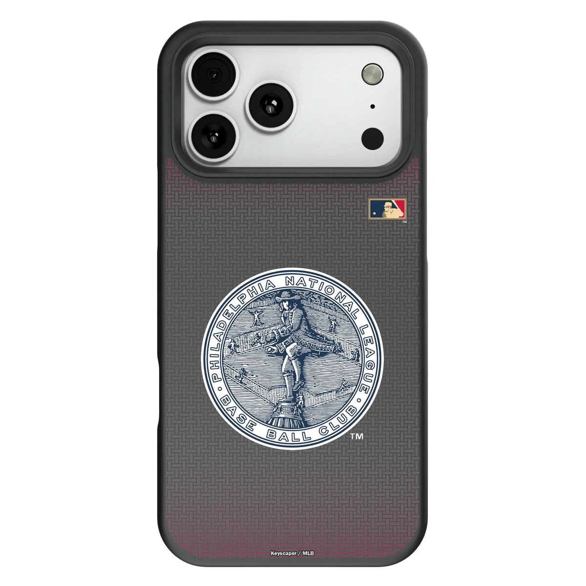 Philadelphia Phillies 1915-1943 - Cooperstown Collection Linen Bump Phone Case for Apple iPhone