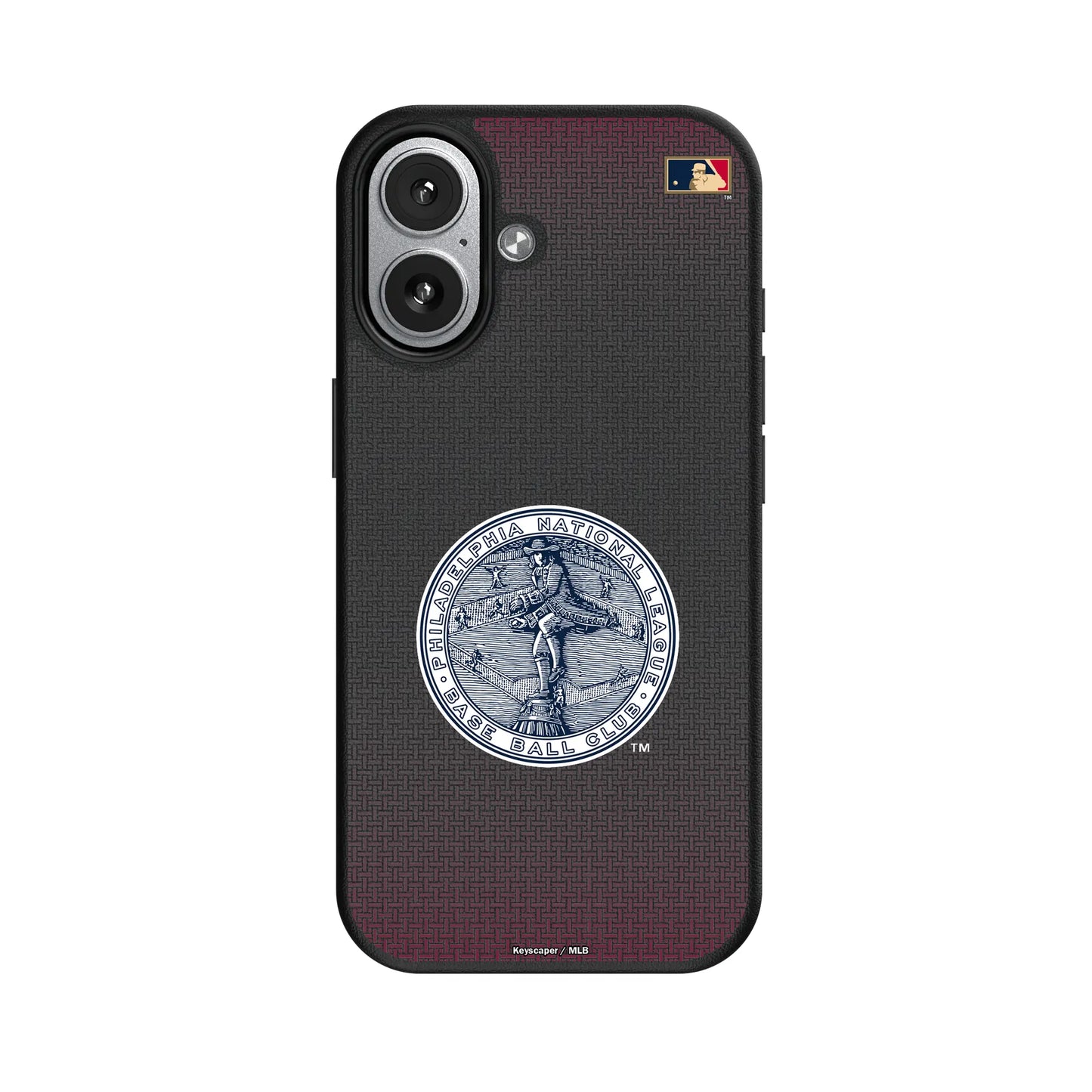 Philadelphia Phillies 1915-1943 - Cooperstown Collection Linen MagSafe Compatible Phone Case for Apple iPhone