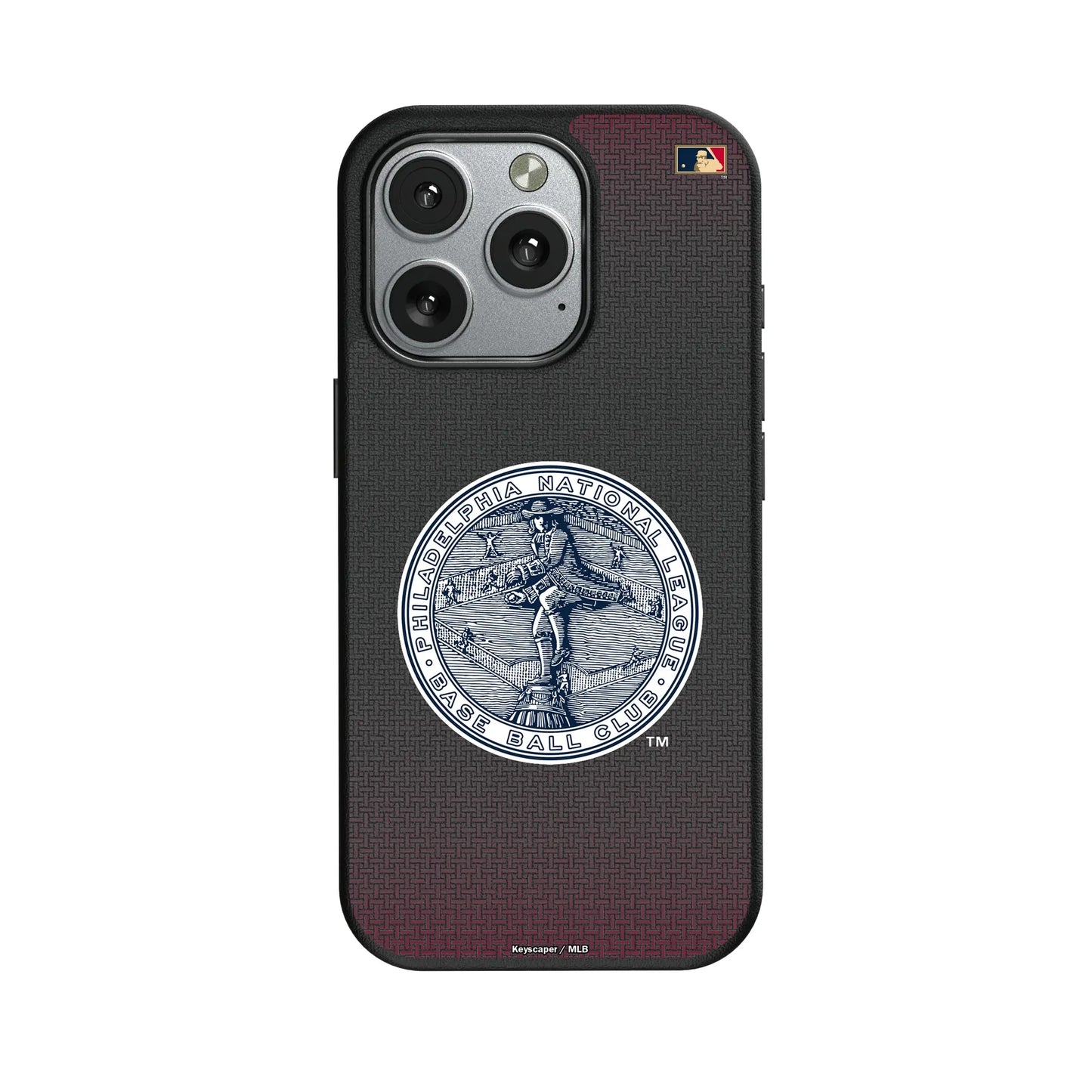 Philadelphia Phillies 1915-1943 - Cooperstown Collection Linen MagSafe Compatible Phone Case for Apple iPhone