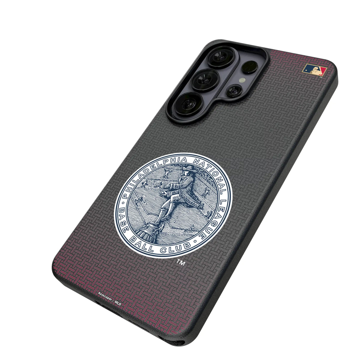 Philadelphia Phillies 1915-1943 - Cooperstown Collection Linen MagSafe Compatible Phone Case for Samsung Galaxy