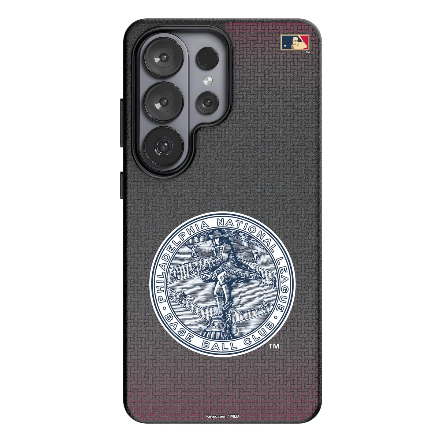 Philadelphia Phillies 1915-1943 - Cooperstown Collection Linen MagSafe Compatible Phone Case for Samsung Galaxy