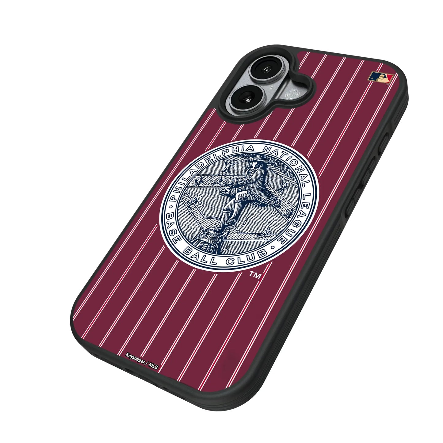 Philadelphia Phillies 1915-1943 - Cooperstown Collection Pinstripe Bump Phone Case for Apple iPhone