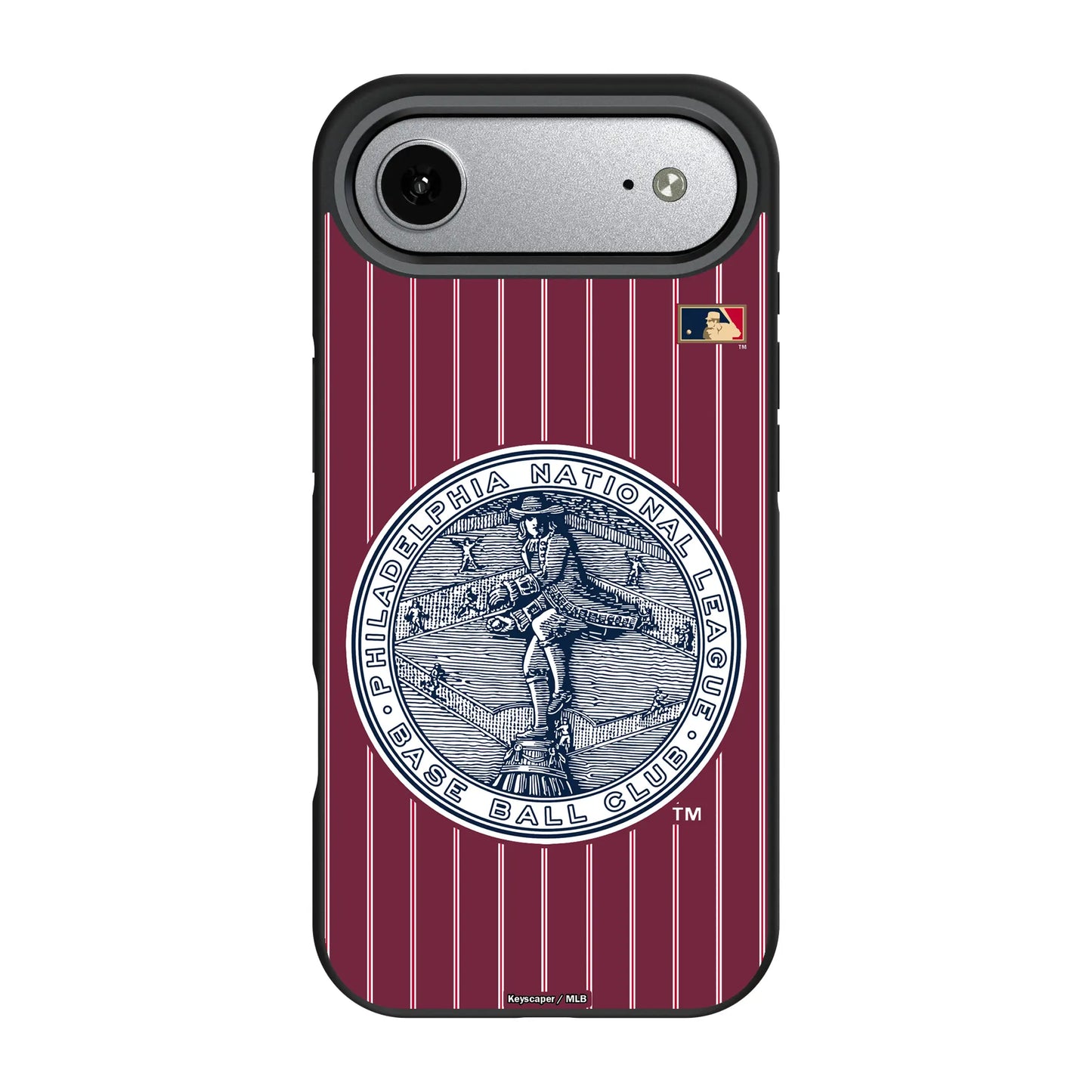 Philadelphia Phillies 1915-1943 - Cooperstown Collection Pinstripe Bump Phone Case for Apple iPhone