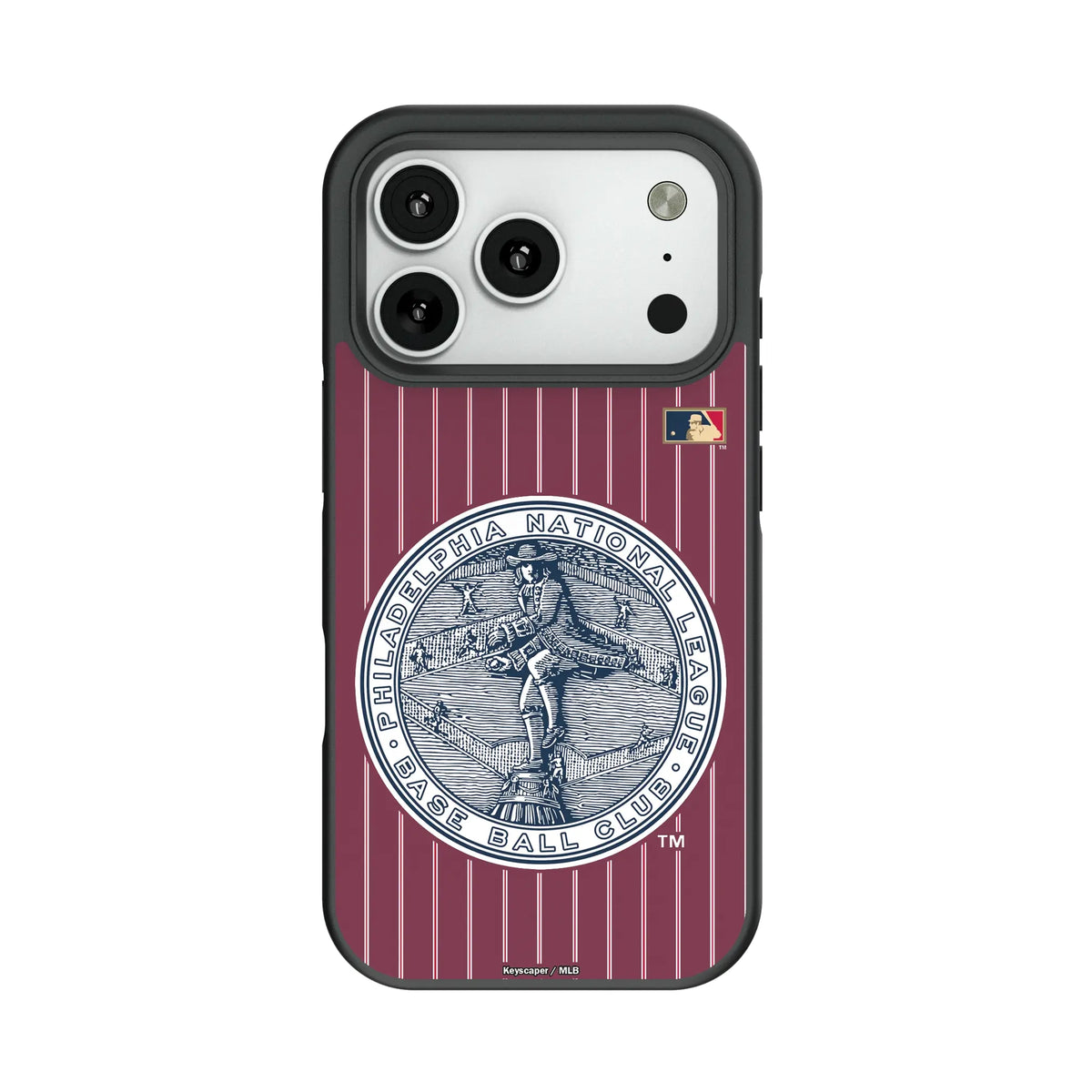 Philadelphia Phillies 1915-1943 - Cooperstown Collection Pinstripe Bump Phone Case for Apple iPhone