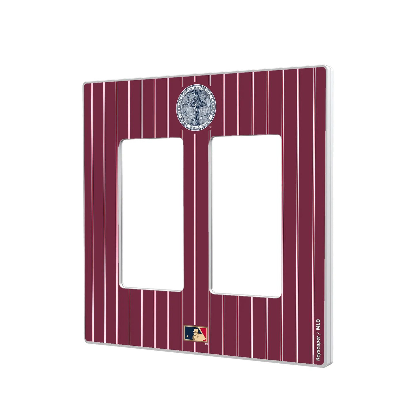 Philadelphia Phillies 1915-1943 - Cooperstown Collection Pinstripe Hidden-Screw Light Switch Plate