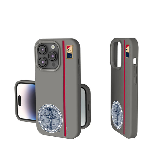 Philadelphia Phillies 1915-1943 - Cooperstown Collection Sidebar Soft Touch Phone Case for Apple iPhone