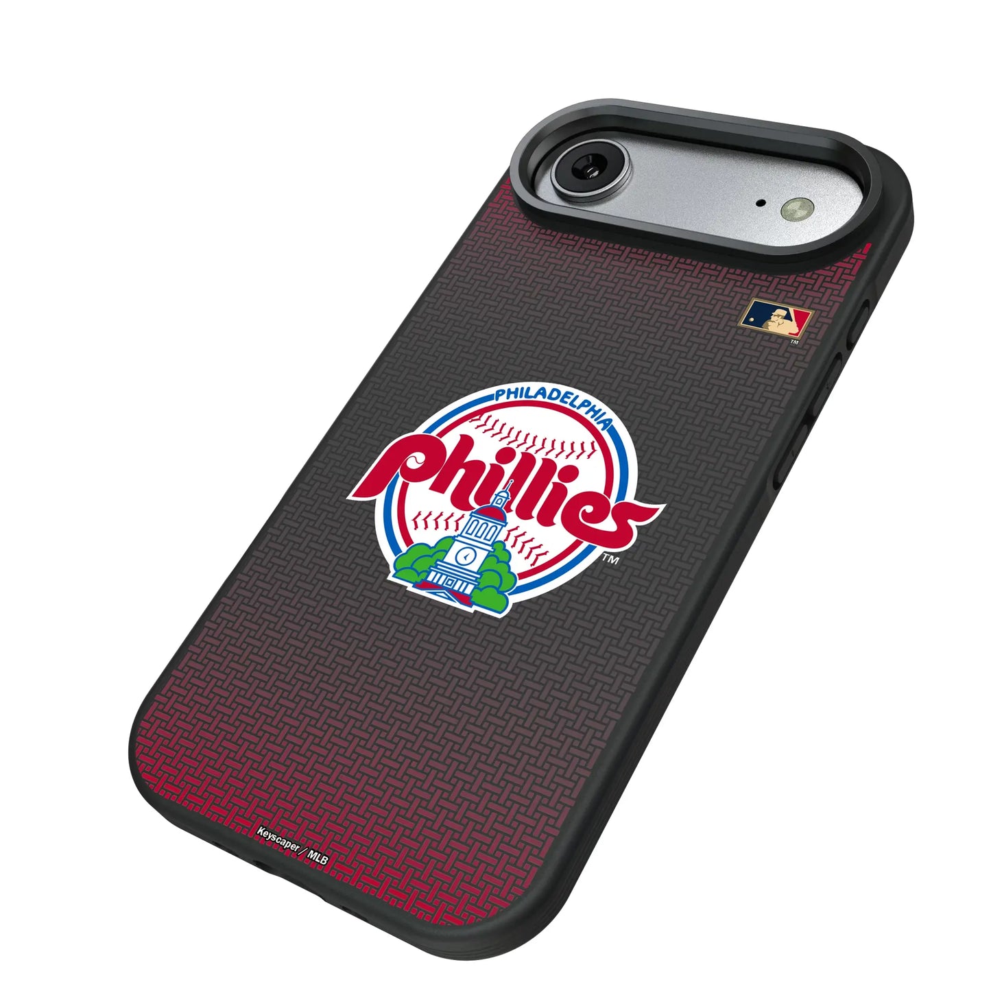 Philadelphia Phillies 1984-1991 - Cooperstown Collection Linen Bump Phone Case for Apple iPhone