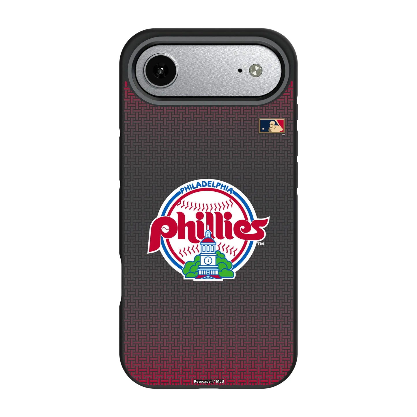 Philadelphia Phillies 1984-1991 - Cooperstown Collection Linen Bump Phone Case for Apple iPhone