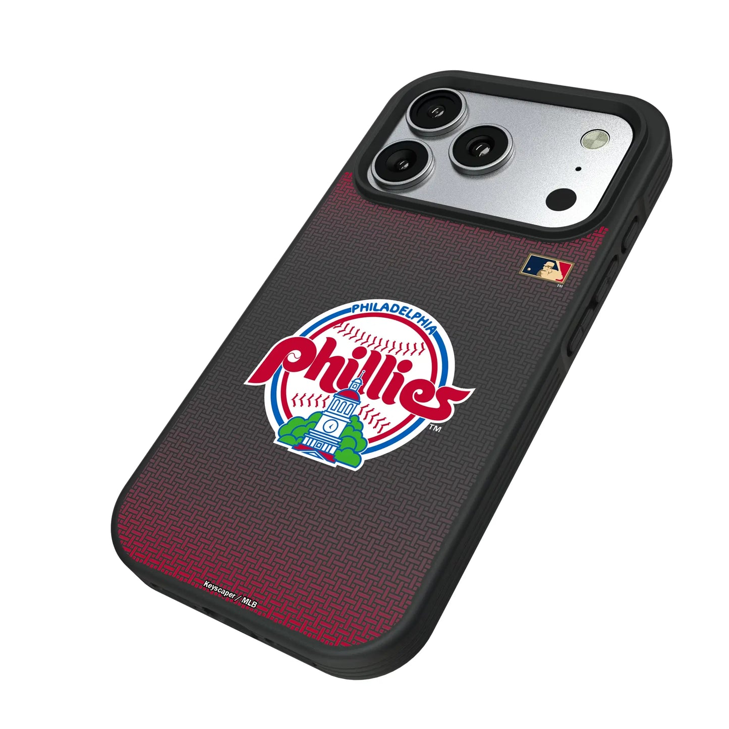 Philadelphia Phillies 1984-1991 - Cooperstown Collection Linen Bump Phone Case for Apple iPhone