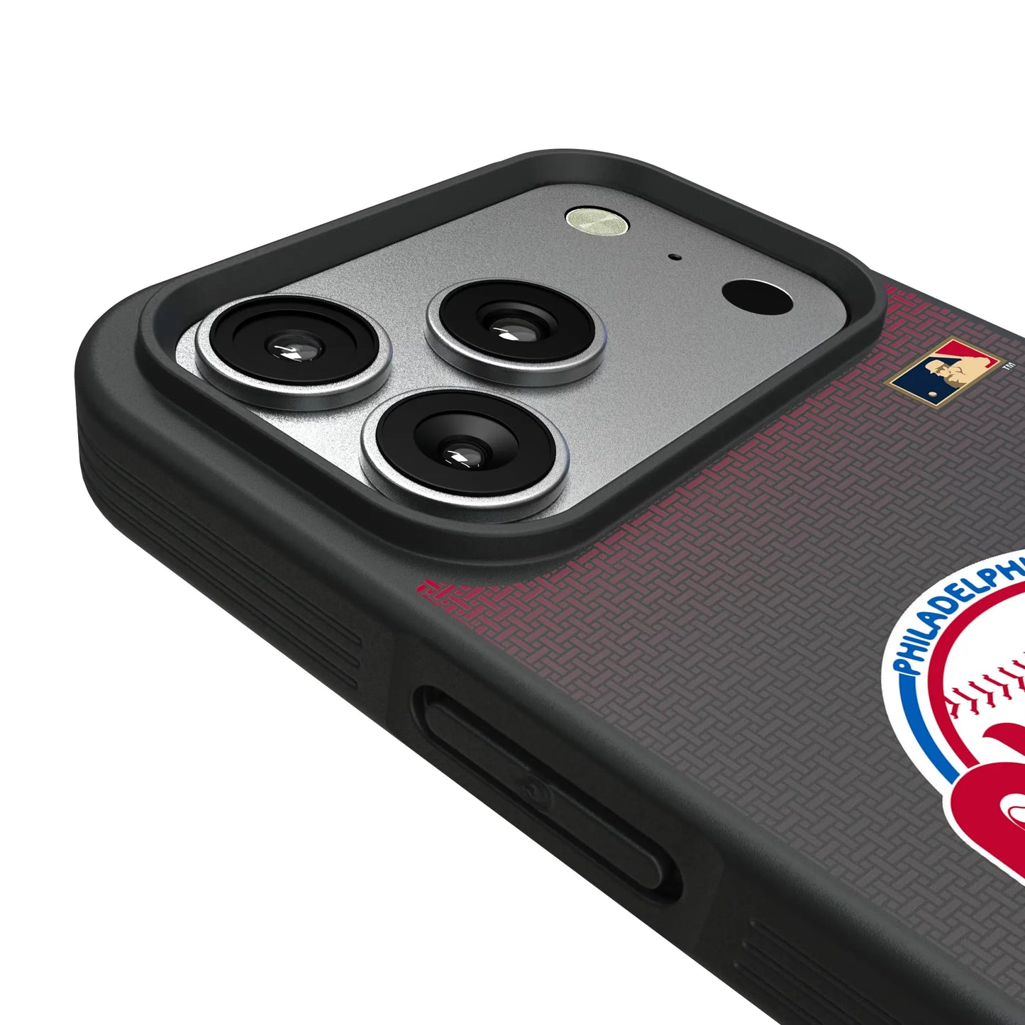 Philadelphia Phillies 1984-1991 - Cooperstown Collection Linen Bump Phone Case for Apple iPhone