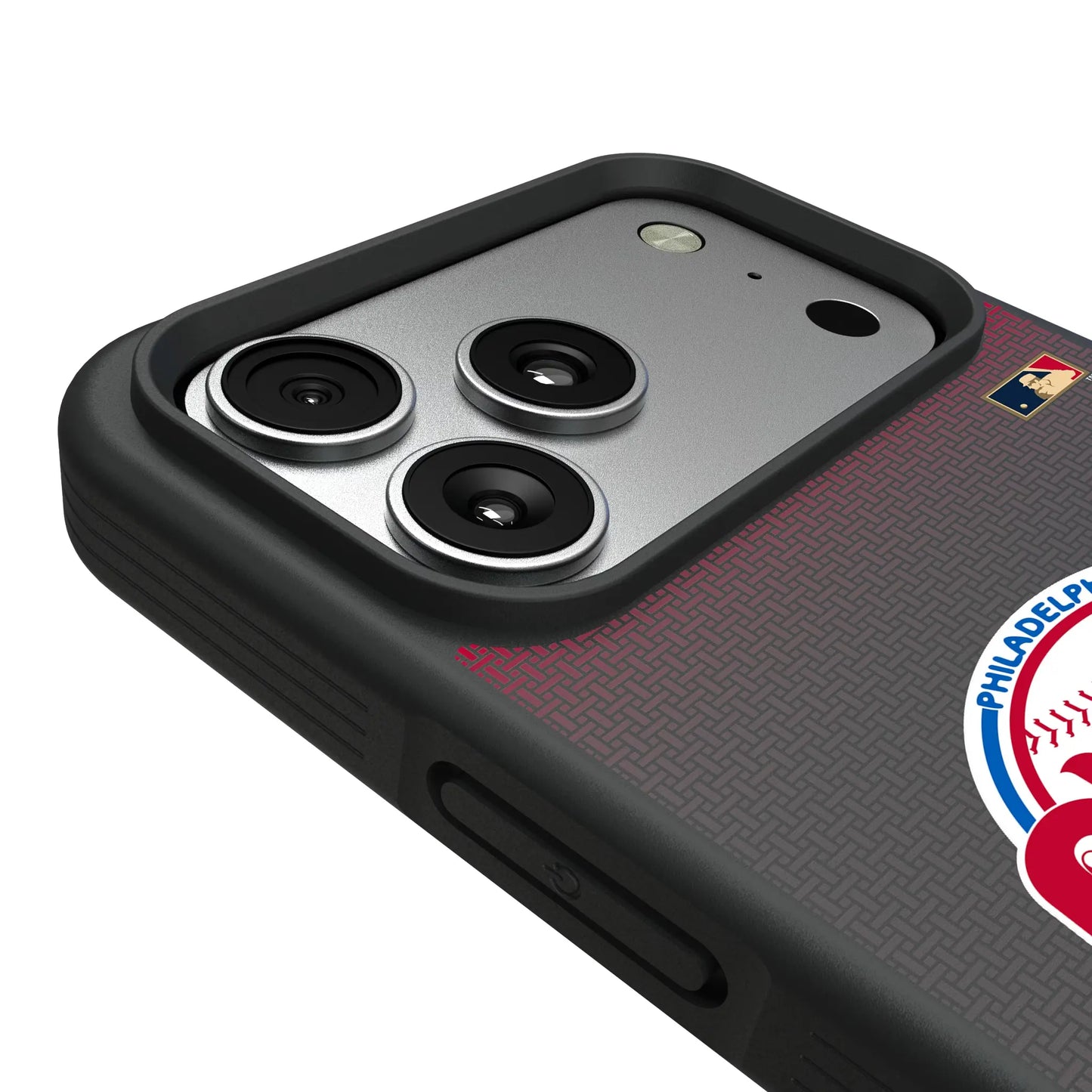 Philadelphia Phillies 1984-1991 - Cooperstown Collection Linen Bump Phone Case for Apple iPhone