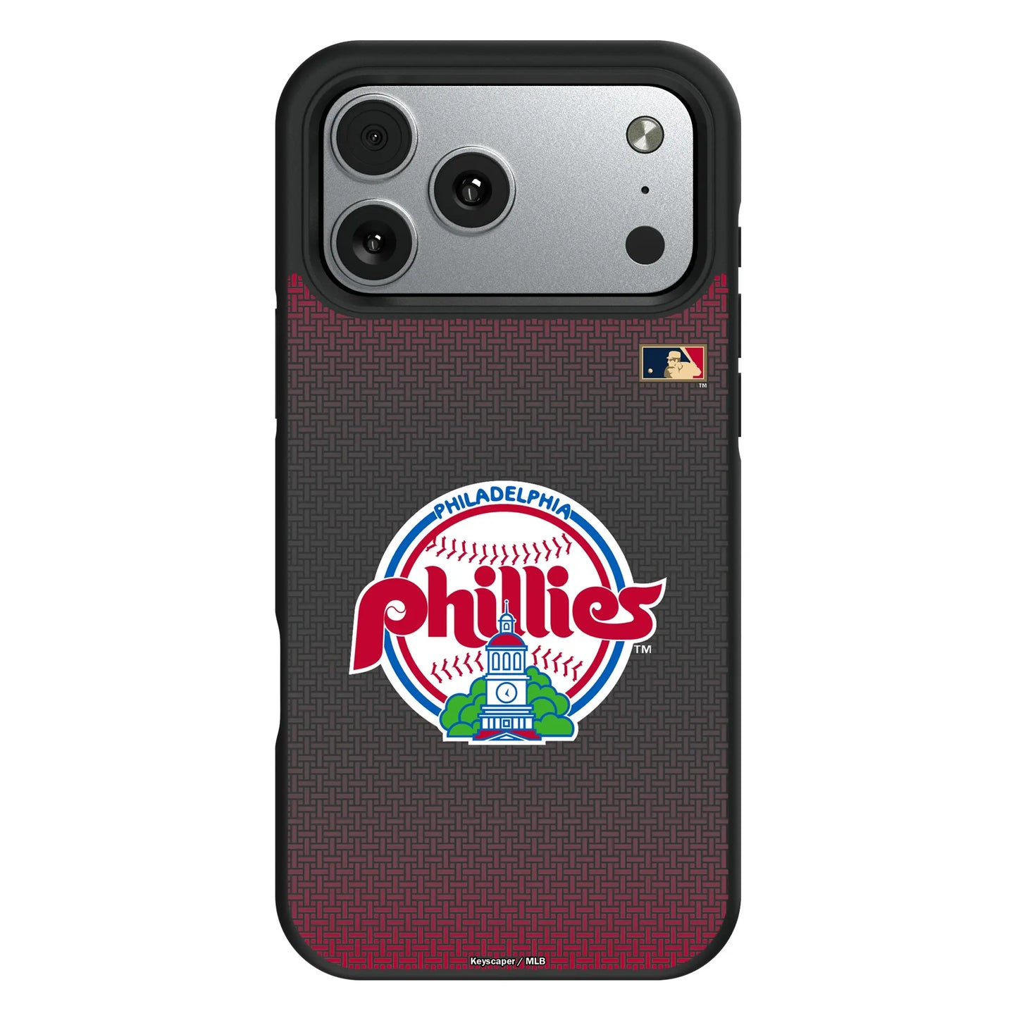 Philadelphia Phillies 1984-1991 - Cooperstown Collection Linen Bump Phone Case for Apple iPhone