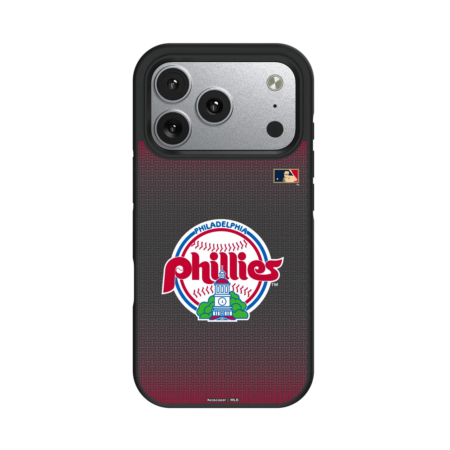 Philadelphia Phillies 1984-1991 - Cooperstown Collection Linen Bump Phone Case for Apple iPhone
