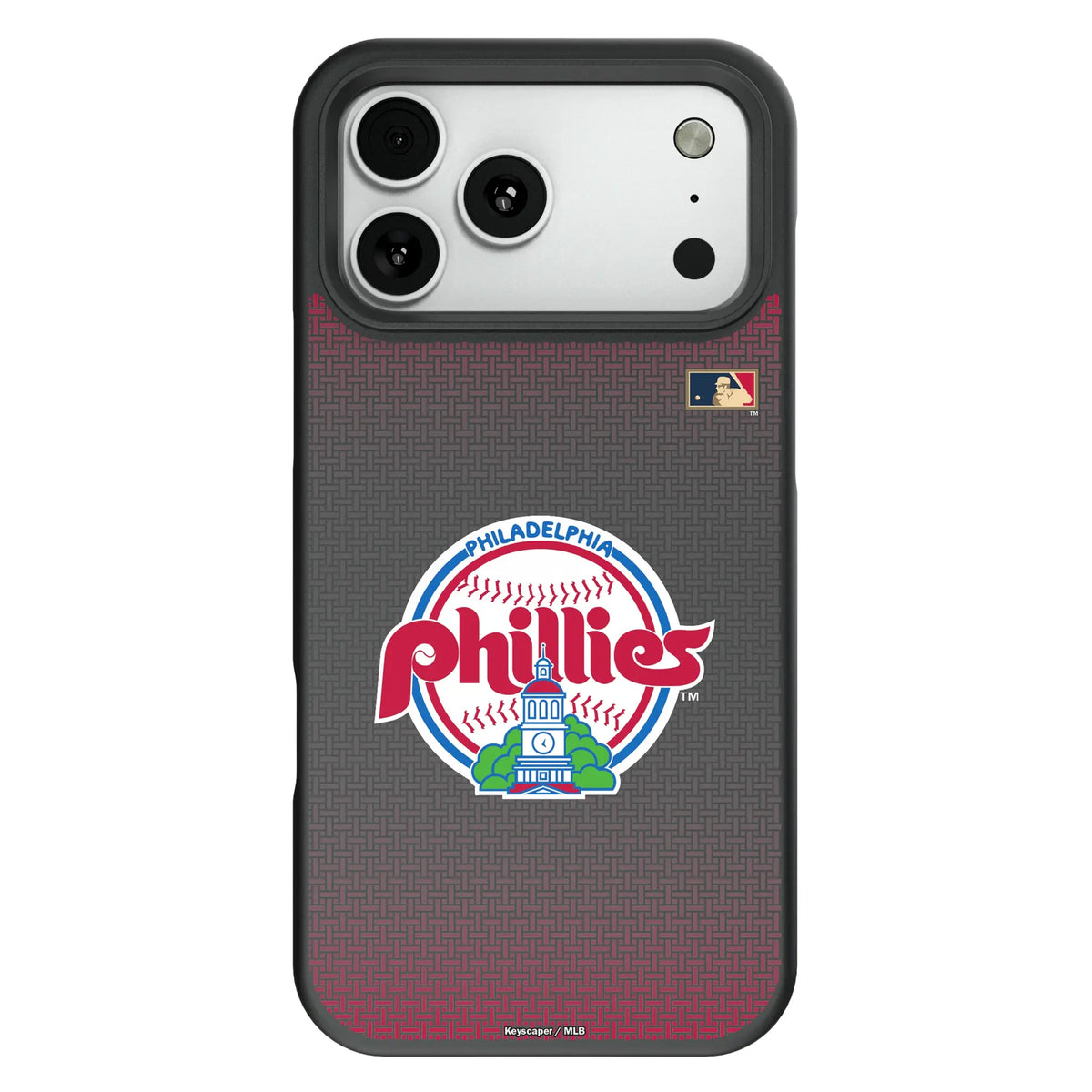 Philadelphia Phillies 1984-1991 - Cooperstown Collection Linen Bump Phone Case for Apple iPhone