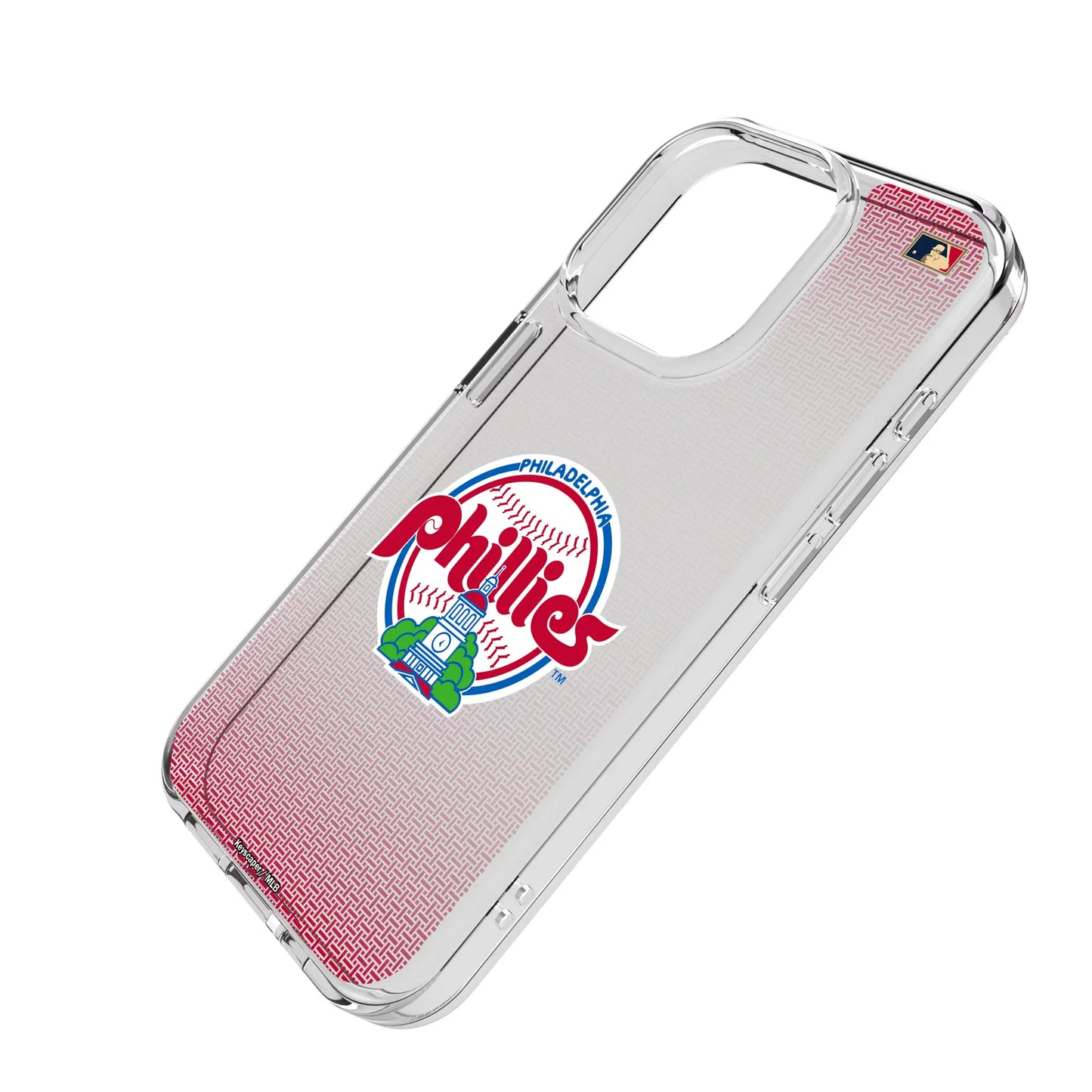 Philadelphia Phillies 1984-1991 - Cooperstown Collection Linen Clear Phone Case for Apple iPhone