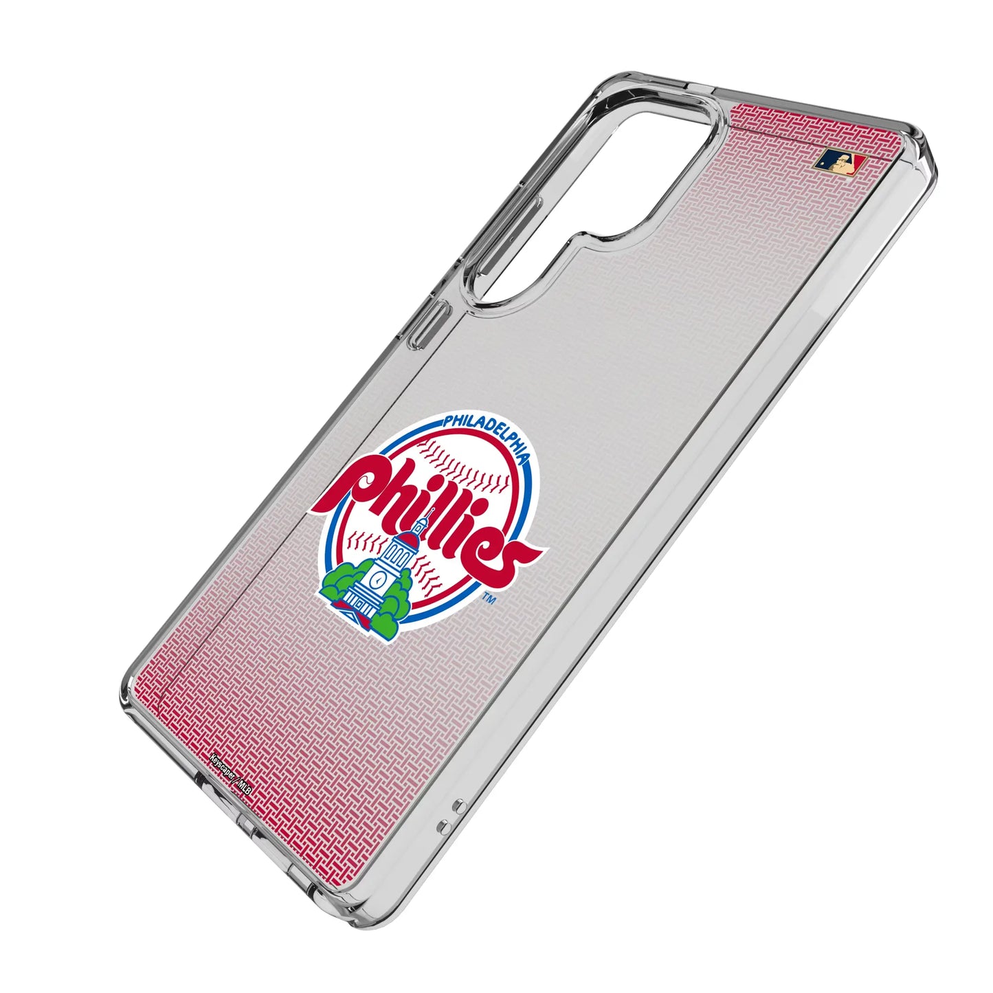 Philadelphia Phillies 1984-1991 - Cooperstown Collection Linen Clear Phone Case for Samsung Galaxy
