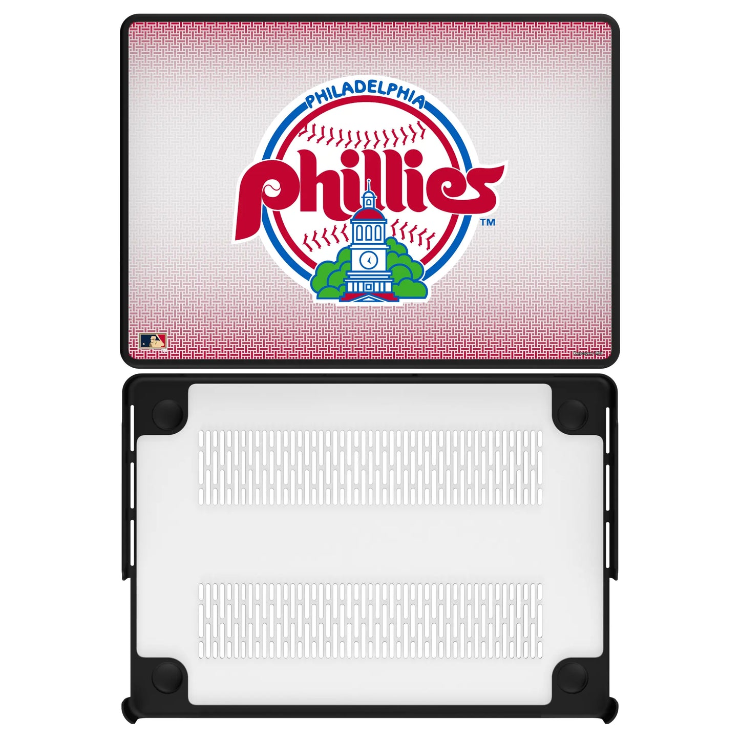 Philadelphia Phillies 1984-1991 - Cooperstown Collection Linen Laptop Case for Apple MacBook